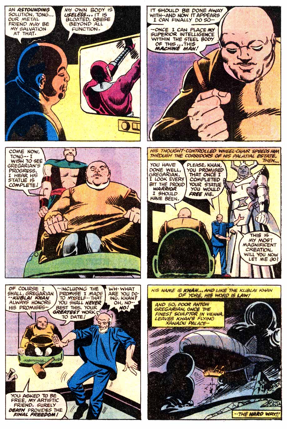 Read online Machine Man (1978) comic -  Issue #13 - 4