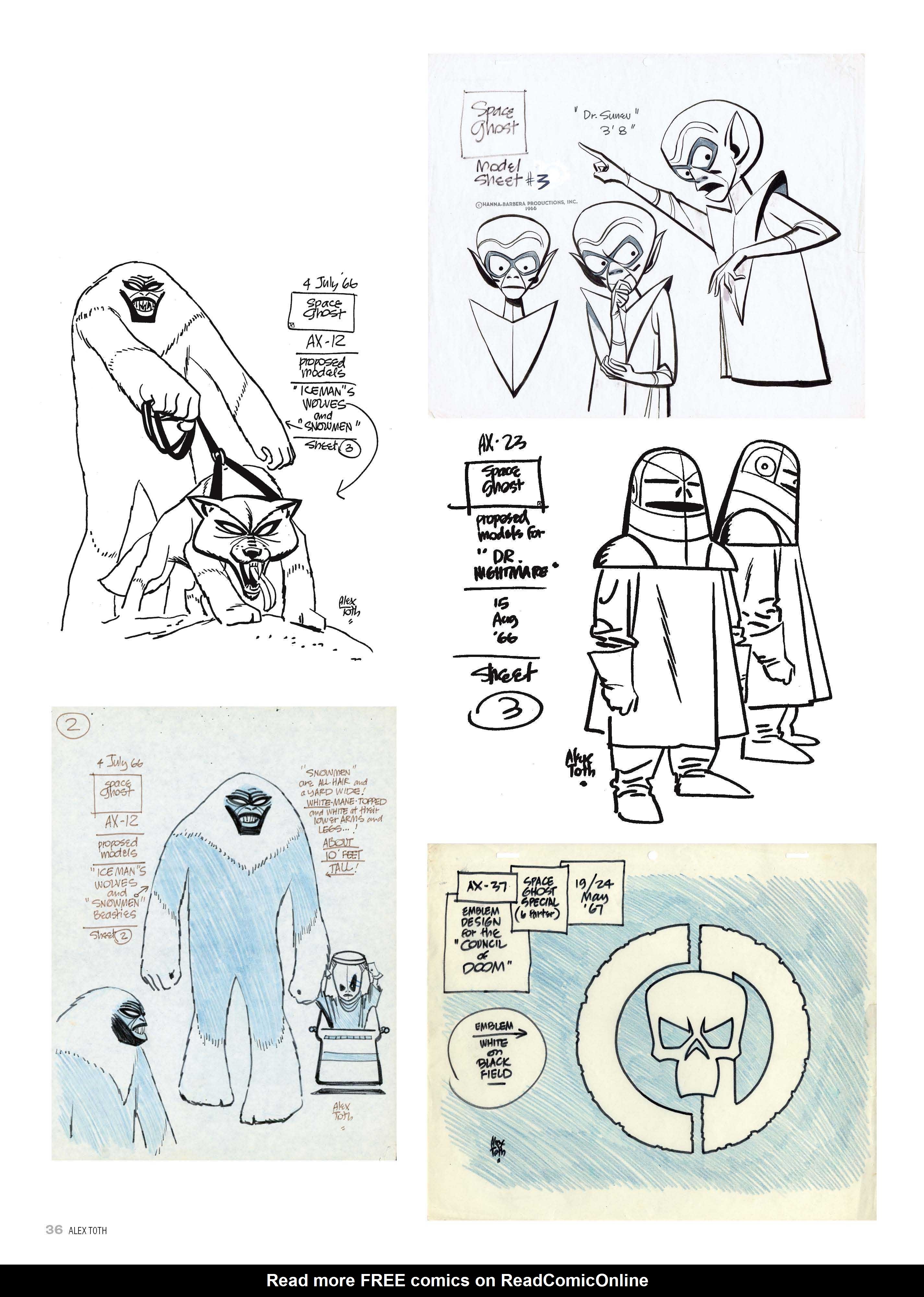 Read online Genius, Animated: The Cartoon Art of Alex Toth comic -  Issue # TPB (Part 1) - 37