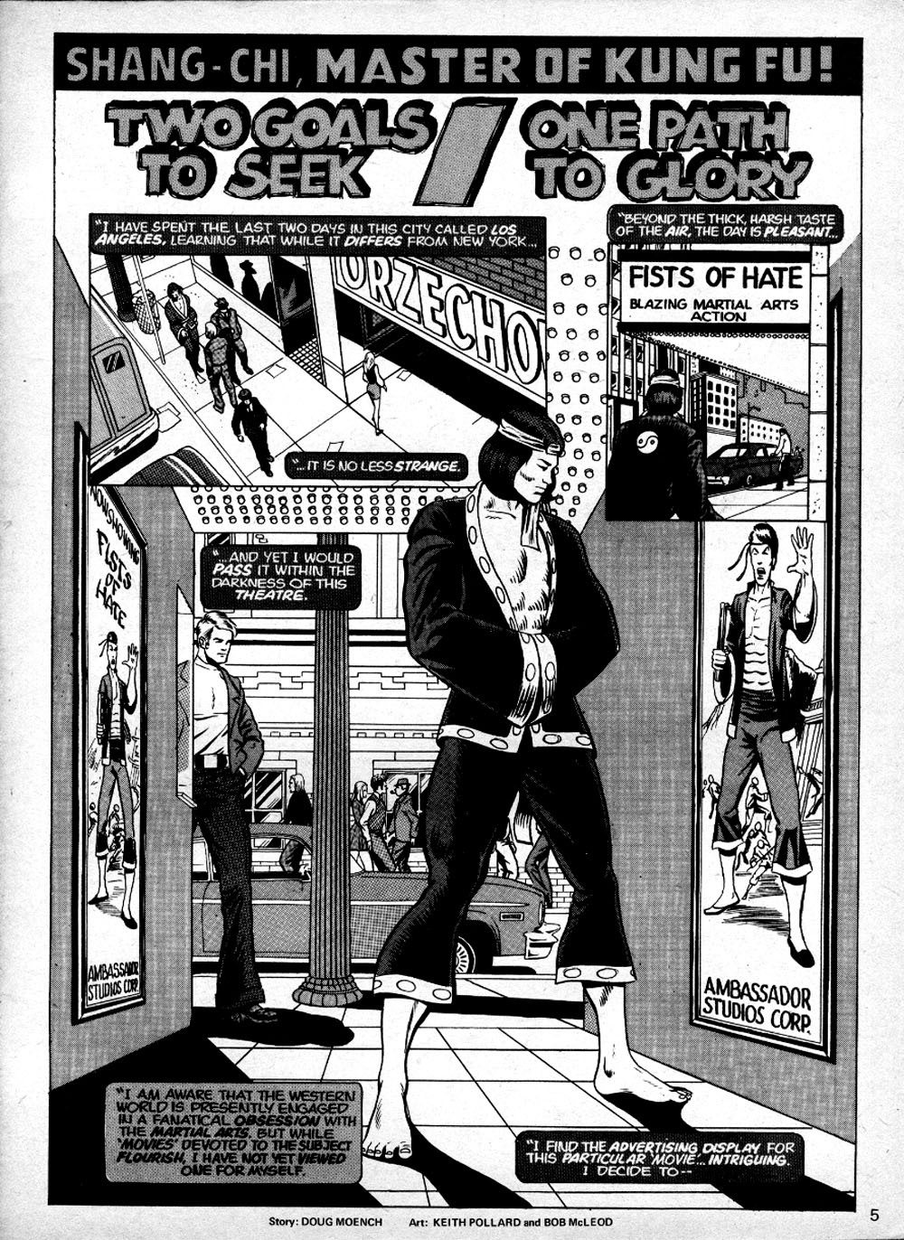 Read online The Deadly Hands of Kung Fu comic -  Issue #5 - 5