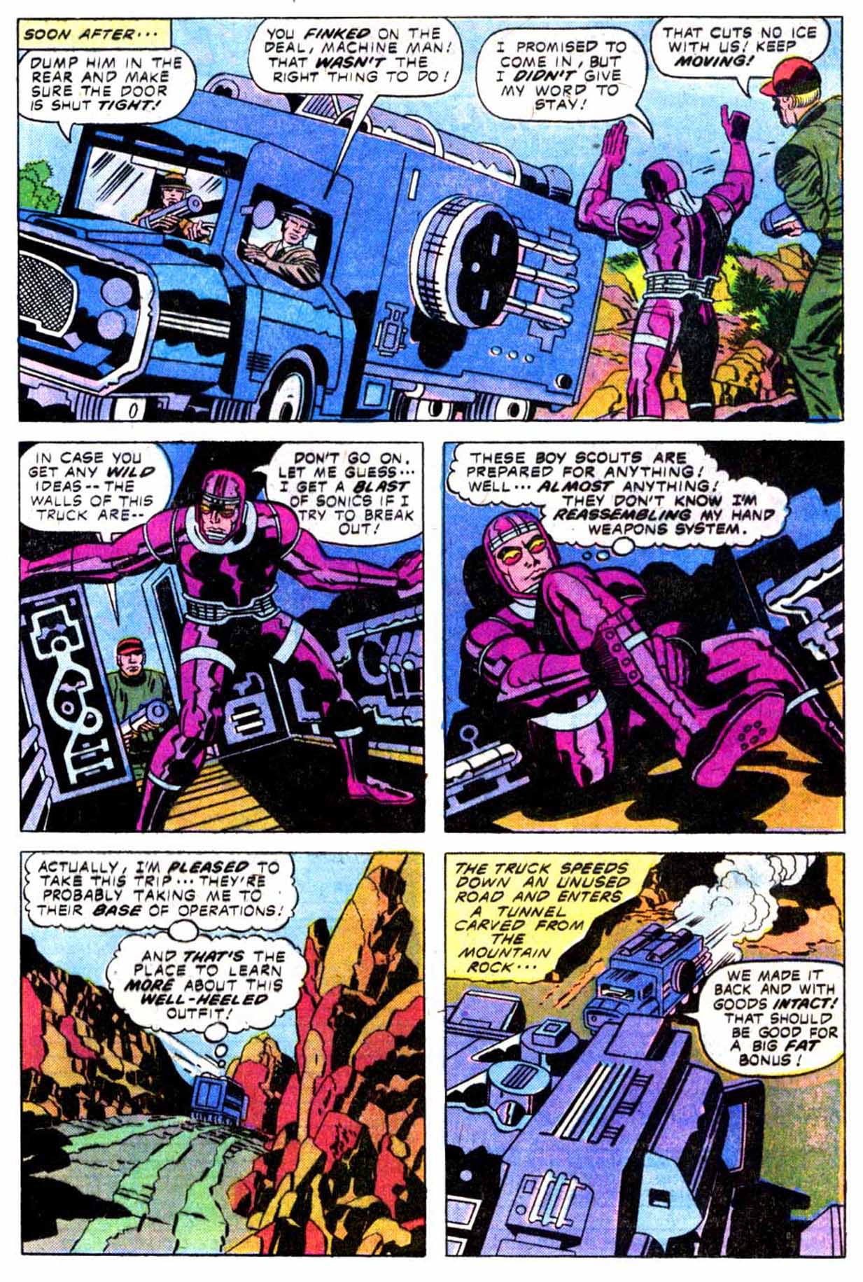 Read online Machine Man (1978) comic -  Issue #8 - 9