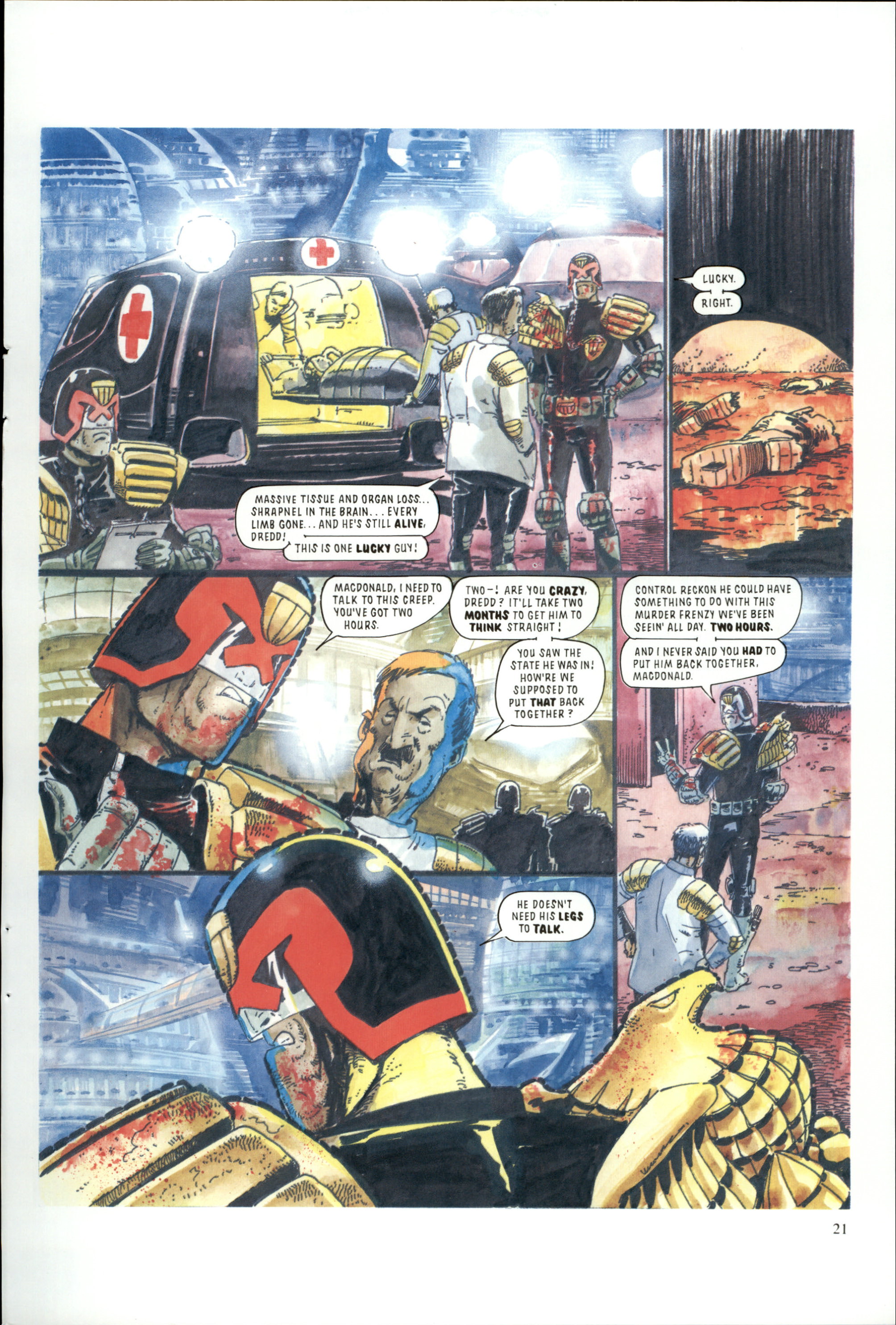 Read online Dredd Rules! comic -  Issue #19 - 23