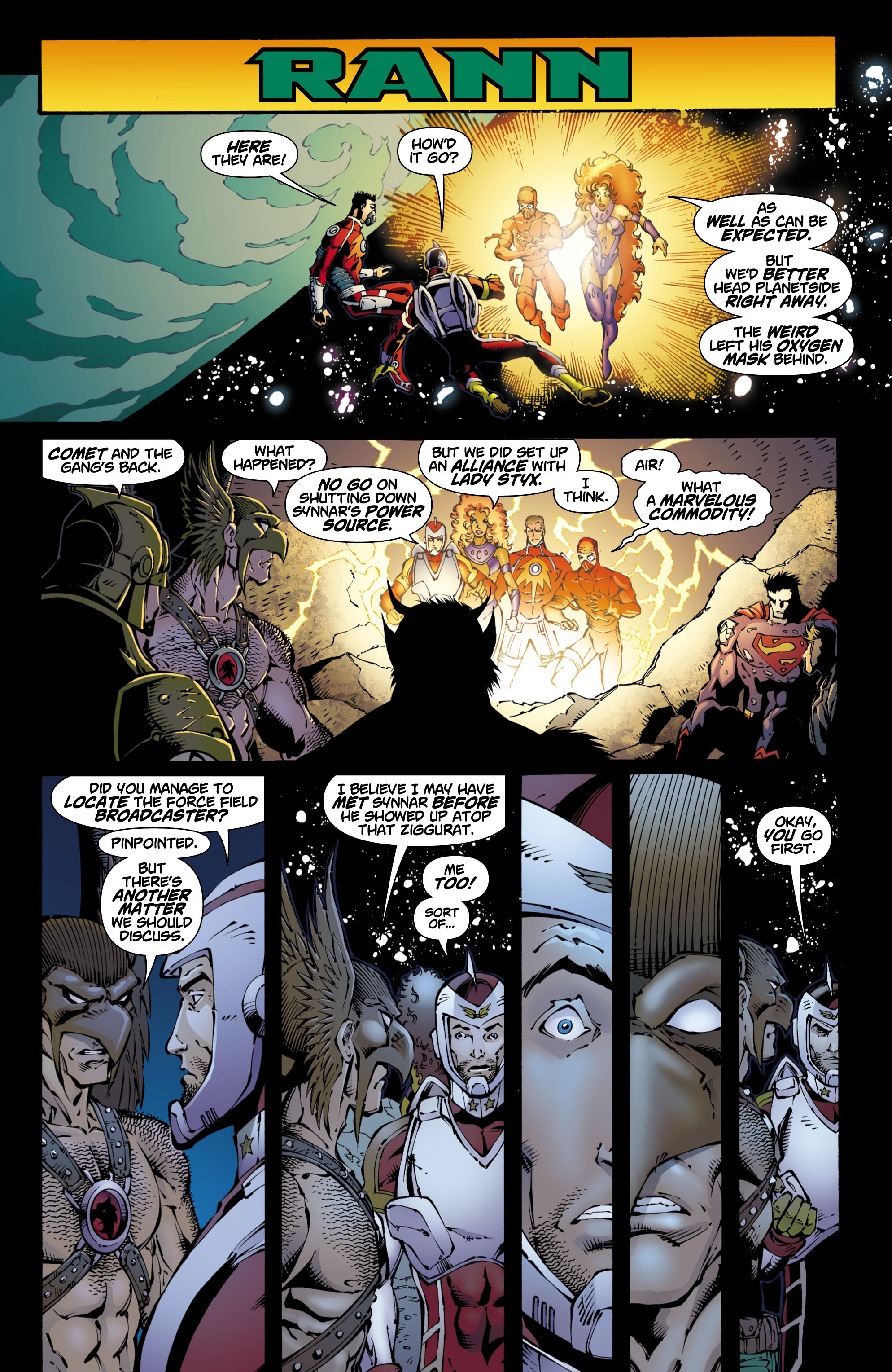 Read online Rann/Thanagar Holy War comic -  Issue #7 - 16