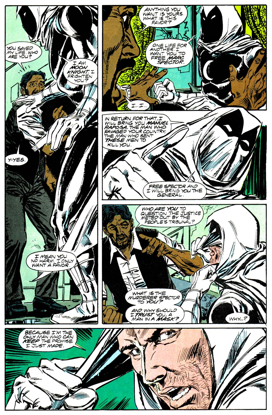 Read online Marc Spector: Moon Knight comic -  Issue #18 - 18