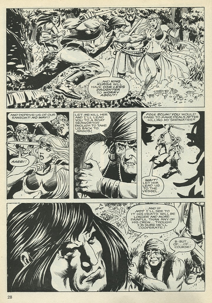 Read online The Savage Sword Of Conan comic -  Issue #136 - 27