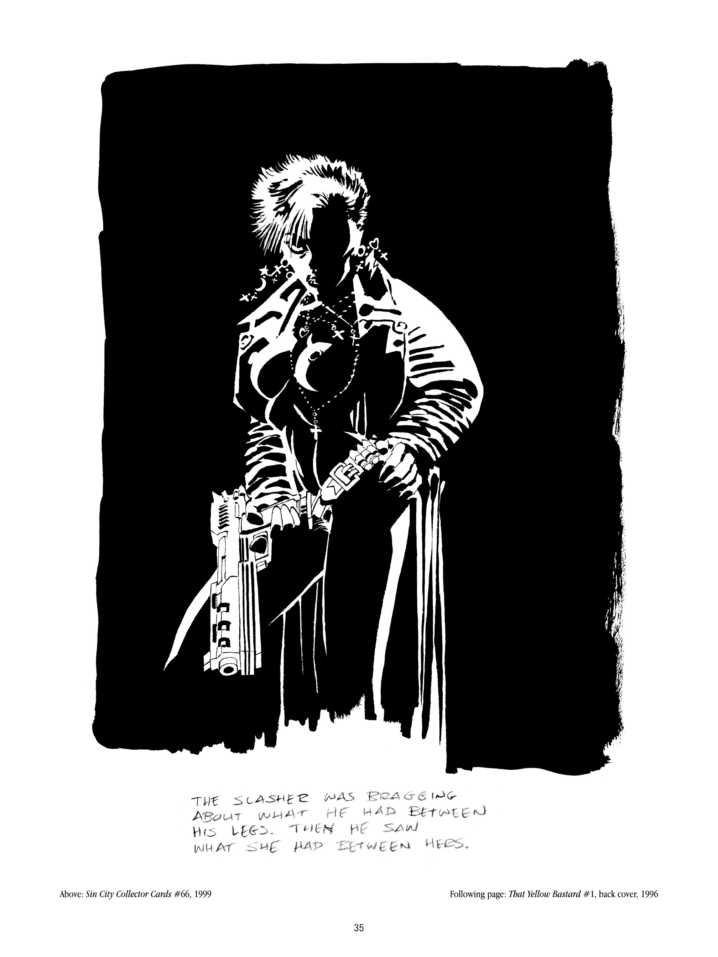 Read online Frank Miller: The Art of Sin City comic -  Issue # TPB - 39