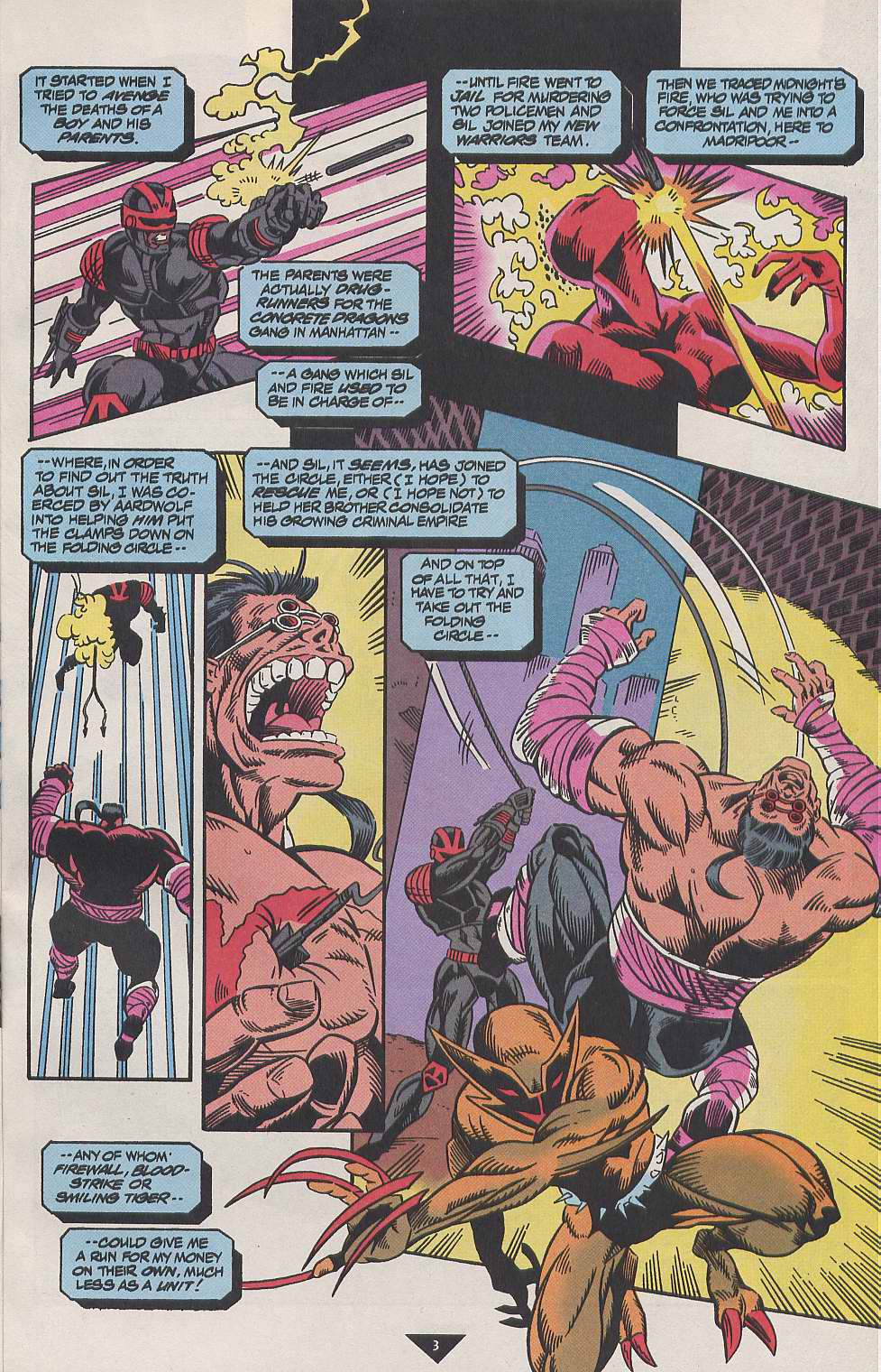 Read online Night Thrasher comic -  Issue #4 - 4