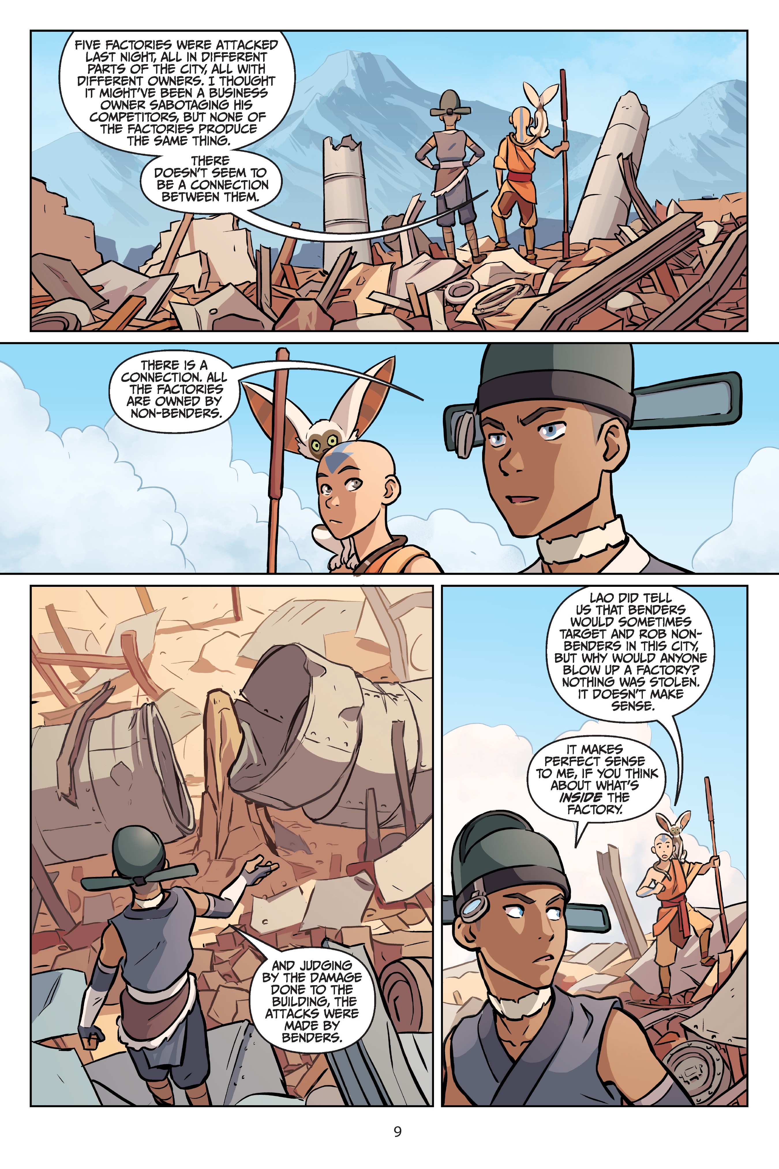 Read online Nickelodeon Avatar: The Last Airbender - Imbalance comic -  Issue # TPB 2 - 10