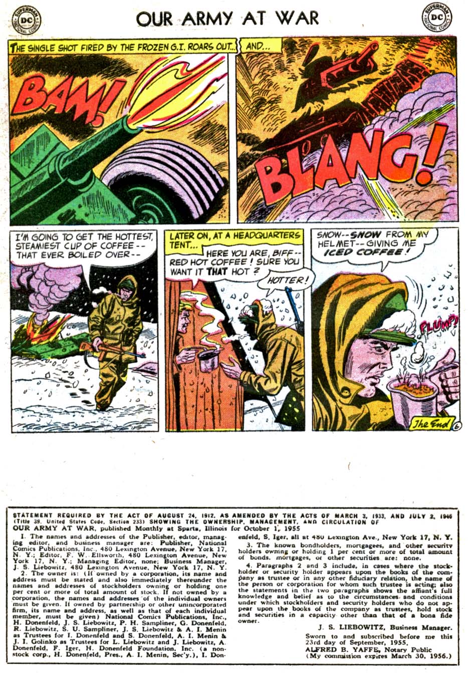 Read online Our Army at War (1952) comic -  Issue #43 - 32
