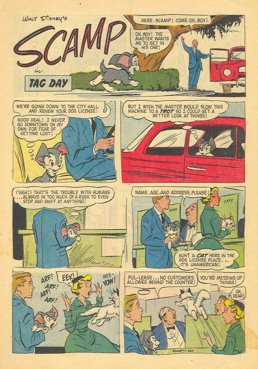Read online Scamp (1958) comic -  Issue #7 - 3