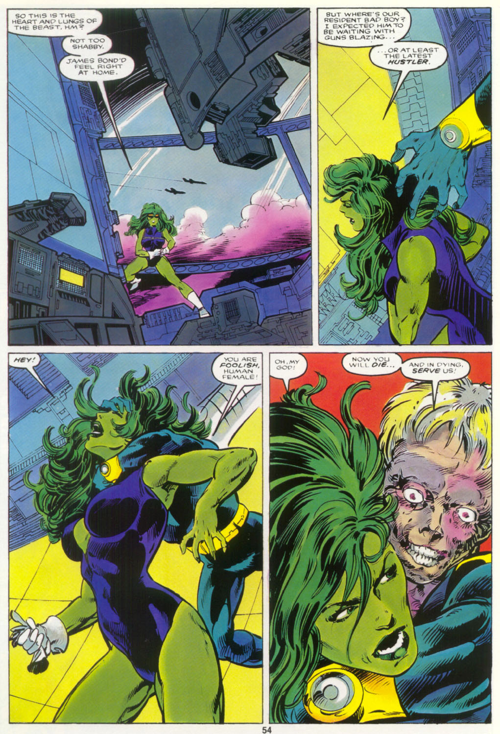 Read online Marvel Graphic Novel comic -  Issue #18 - The Sensational She-Hulk - 55