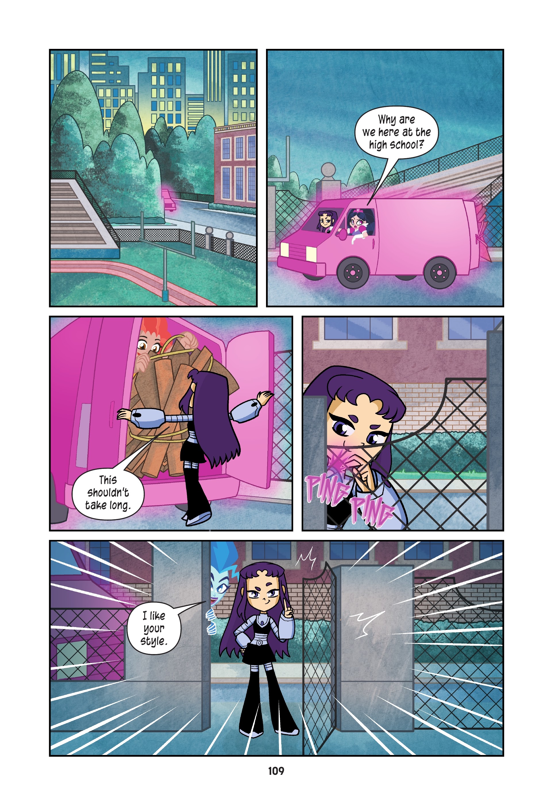 Read online Teen Titans Go!/DC Super Hero Girls: Exchange Students comic -  Issue # TPB (Part 2) - 7