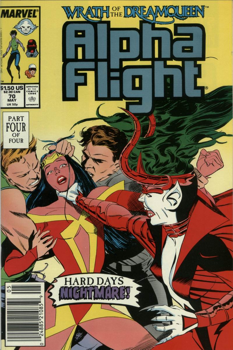 Read online Alpha Flight (1983) comic -  Issue #70 - 1