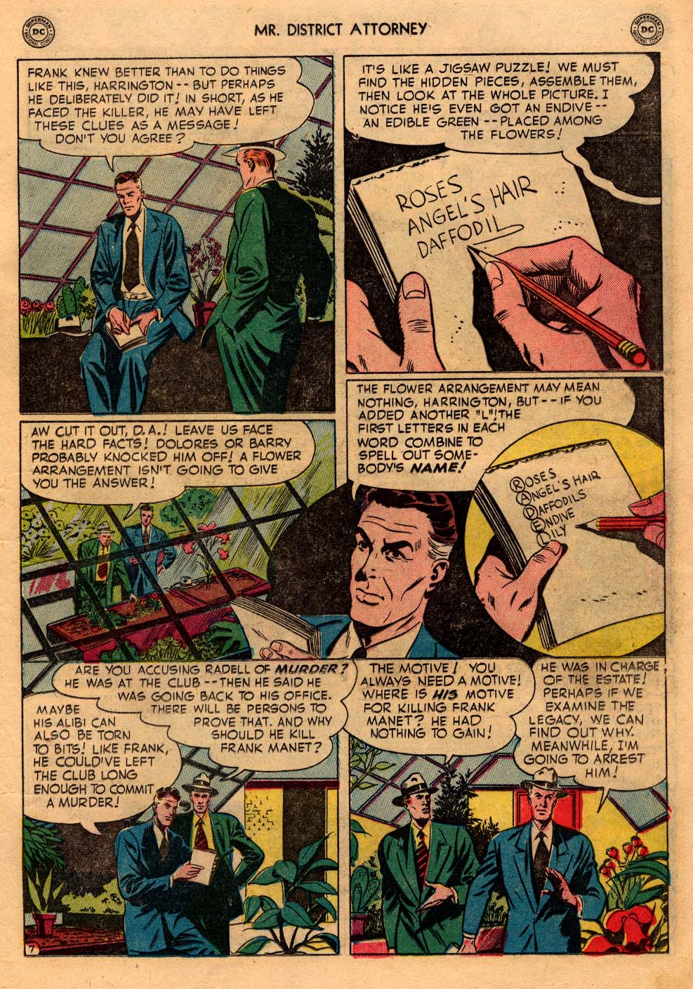 Read online Mr. District Attorney comic -  Issue #17 - 21