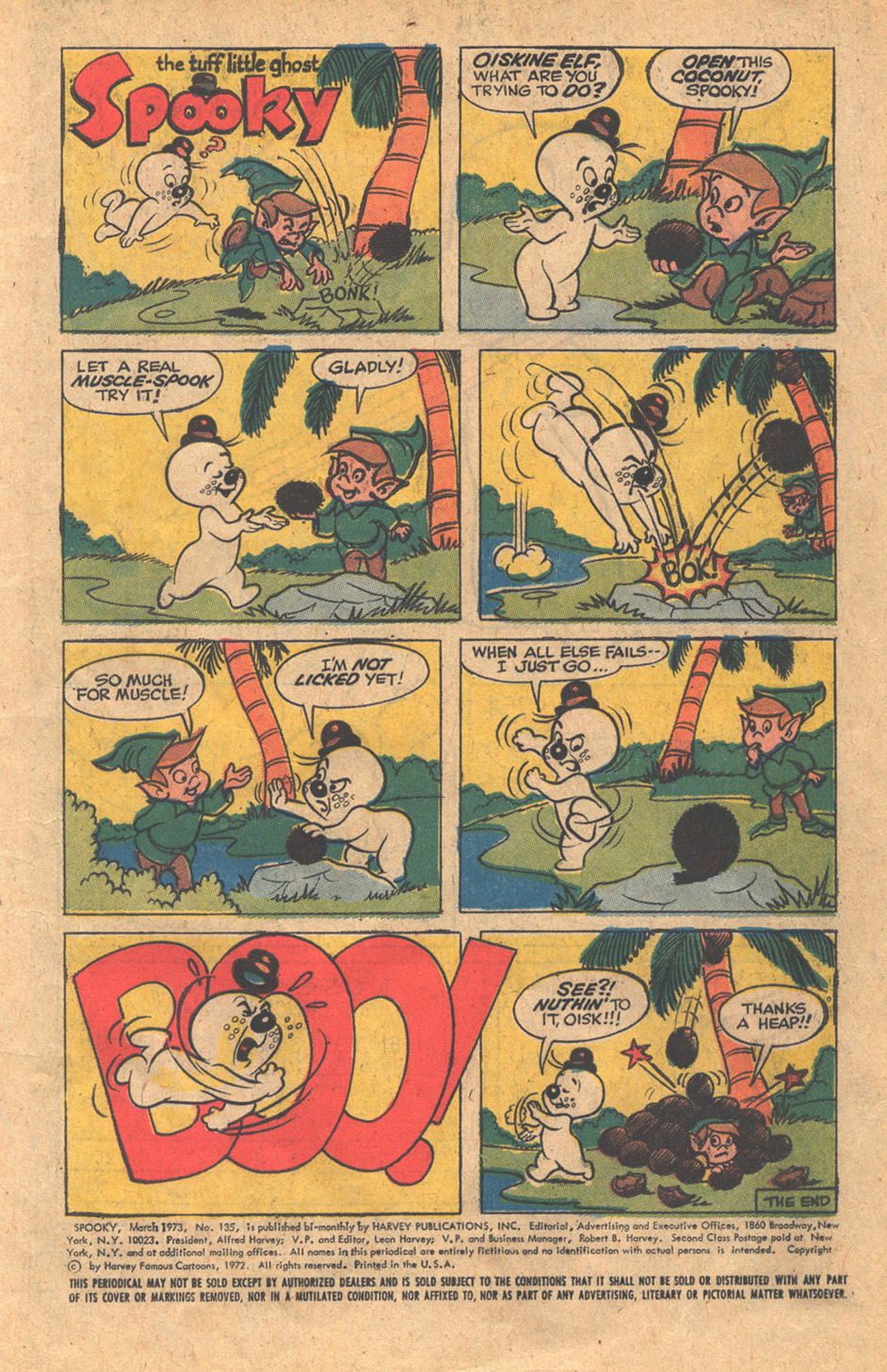 Read online Spooky comic -  Issue #135 - 3