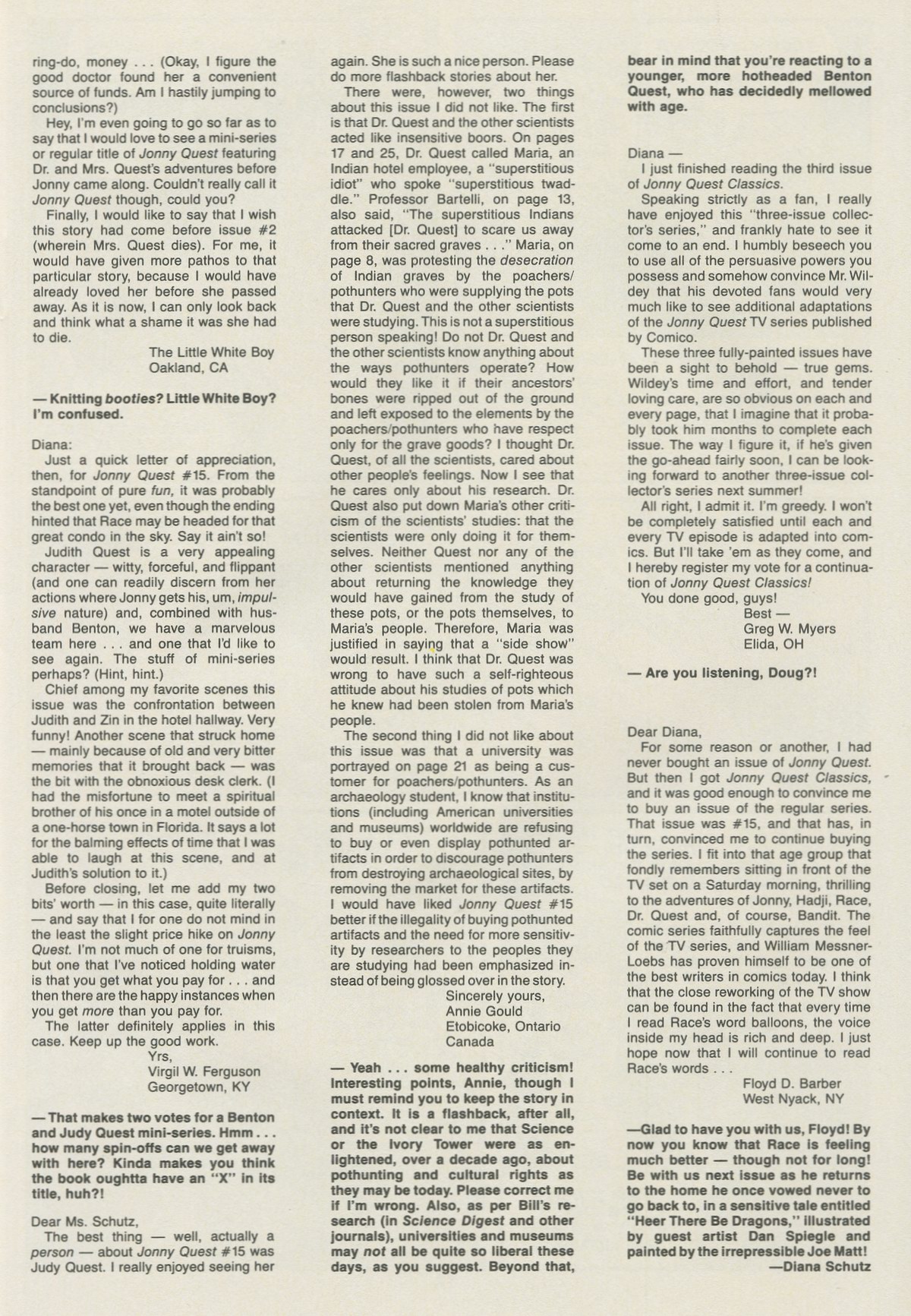 Read online Jonny Quest comic -  Issue #20 - 15