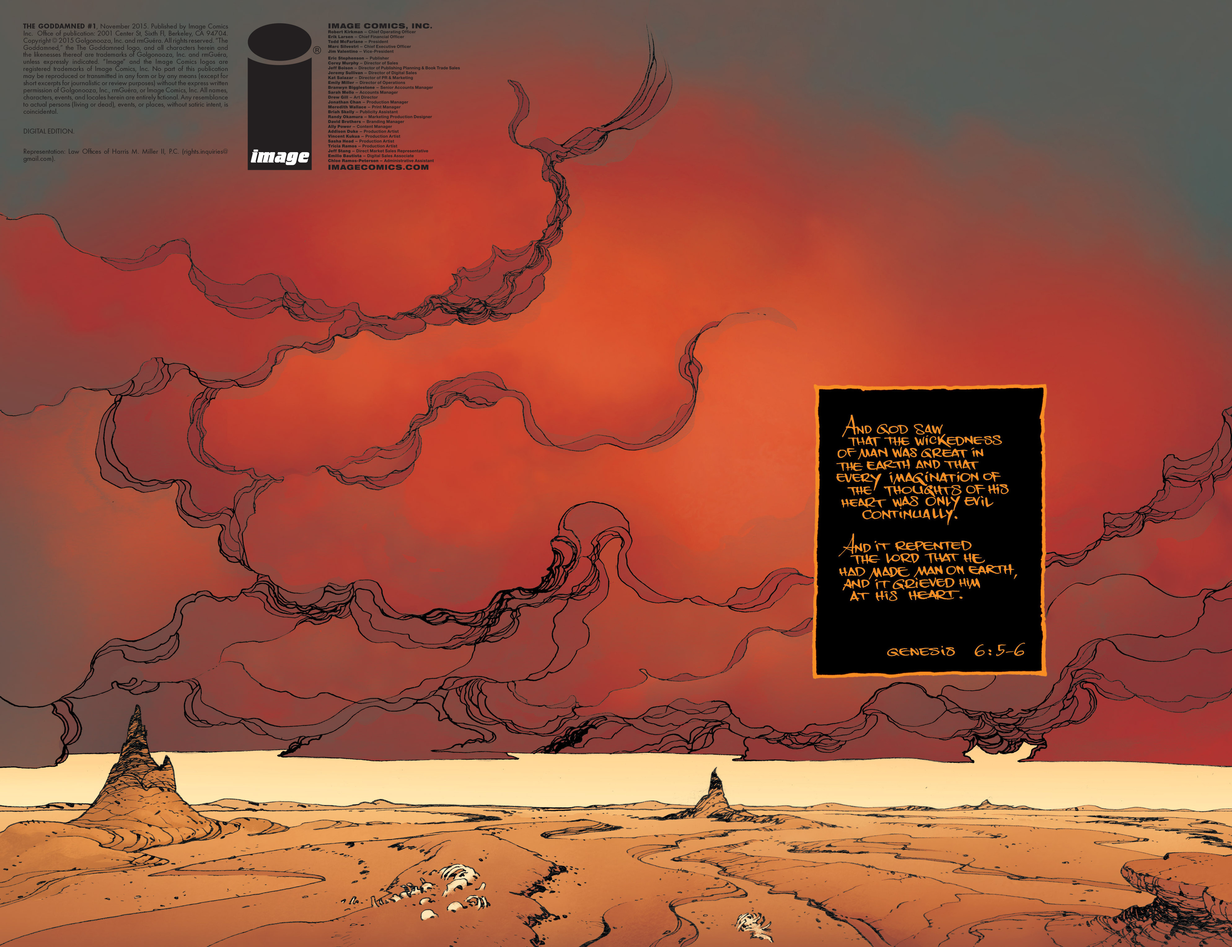 Read online The Goddamned comic -  Issue #1 - 2