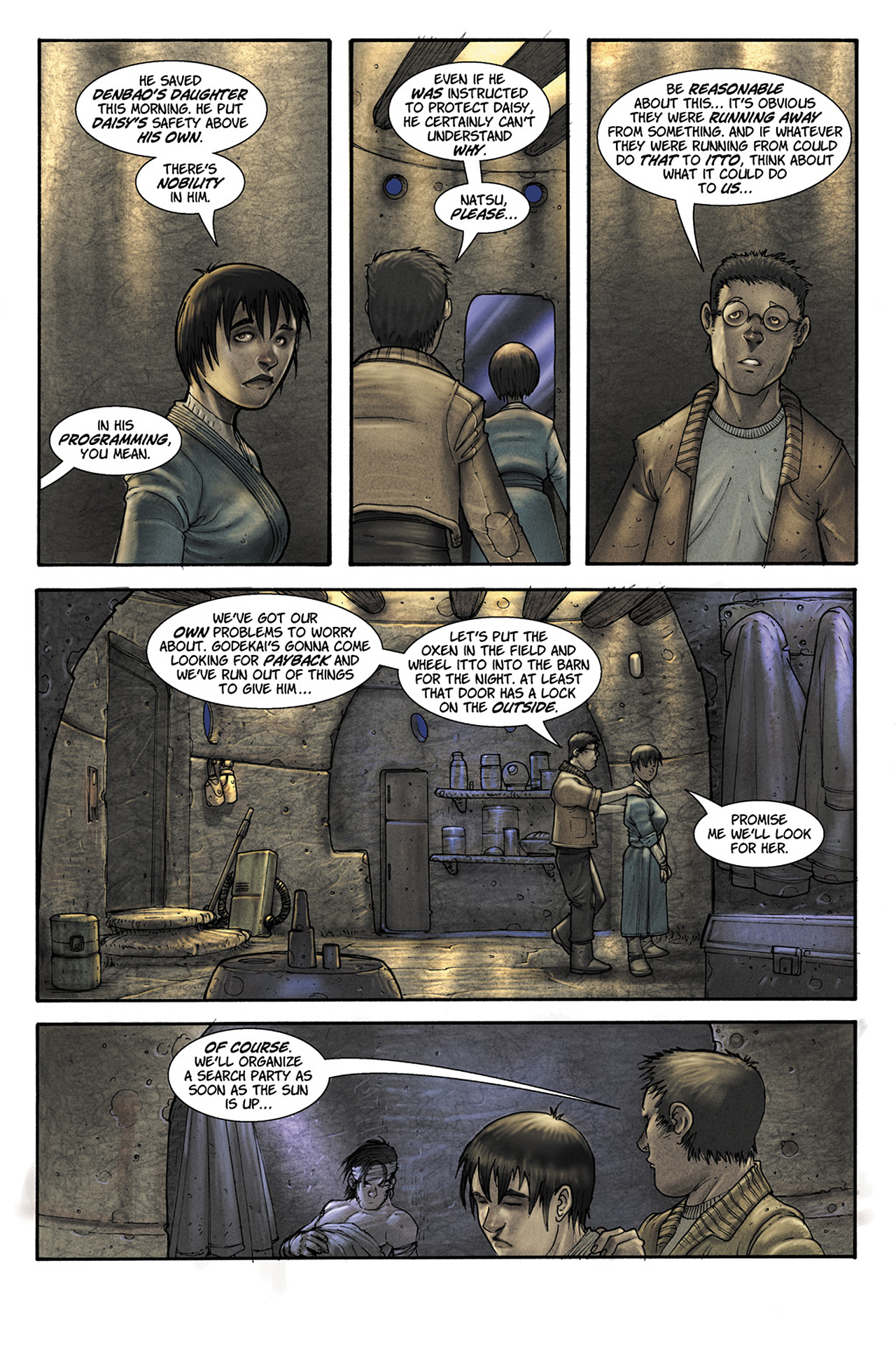 Read online Lone Wolf 2100 comic -  Issue # TPB 1 - 50