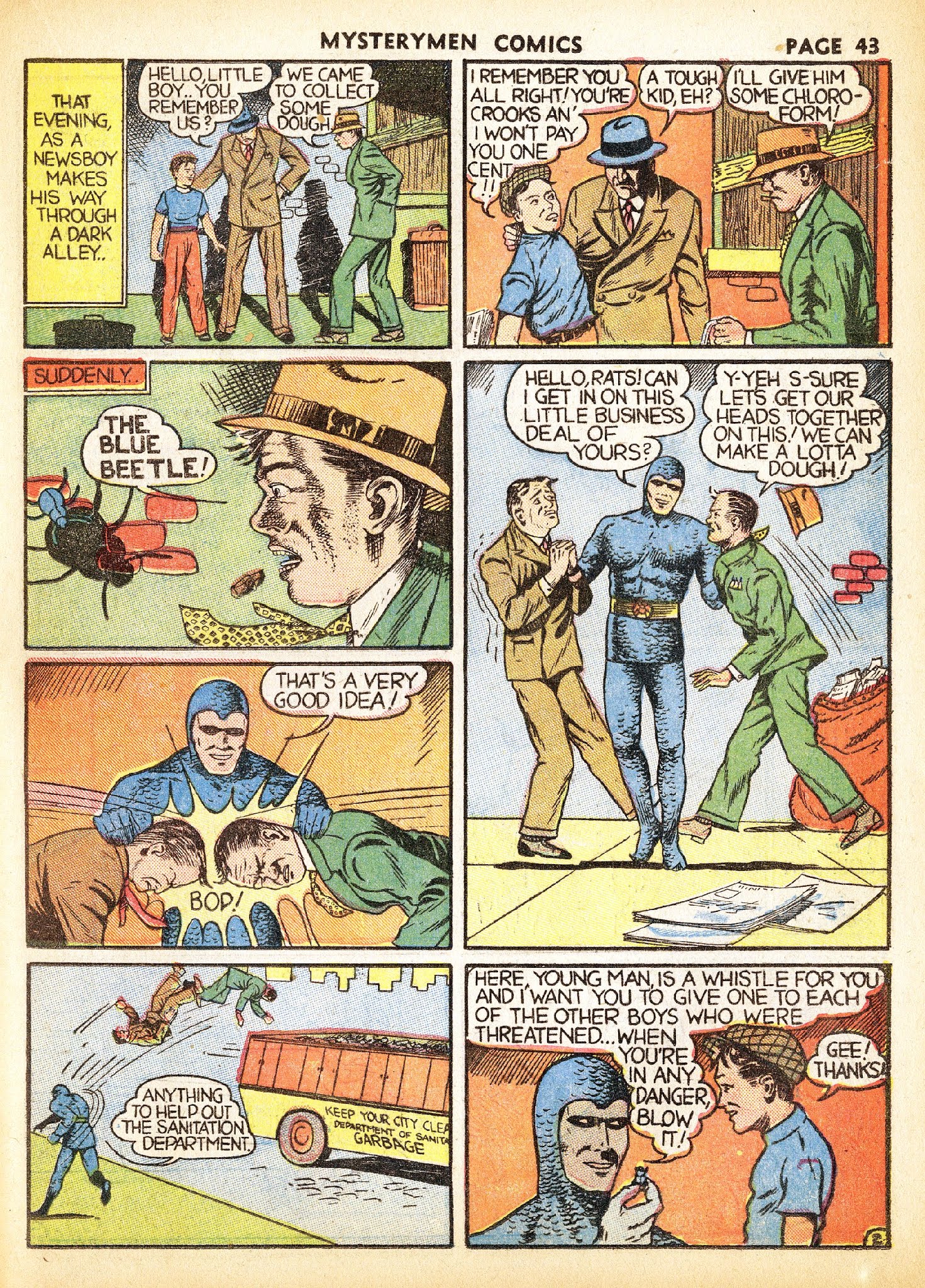 Read online Mystery Men Comics comic -  Issue #4 - 45