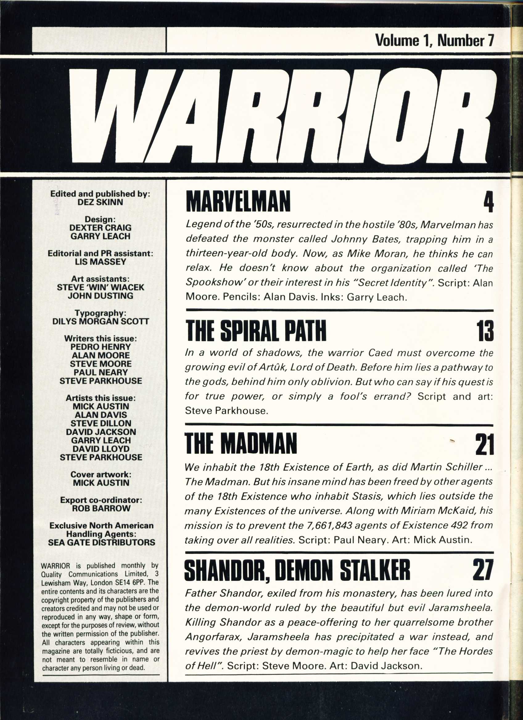 Warrior Issue #7 #8 - English 2