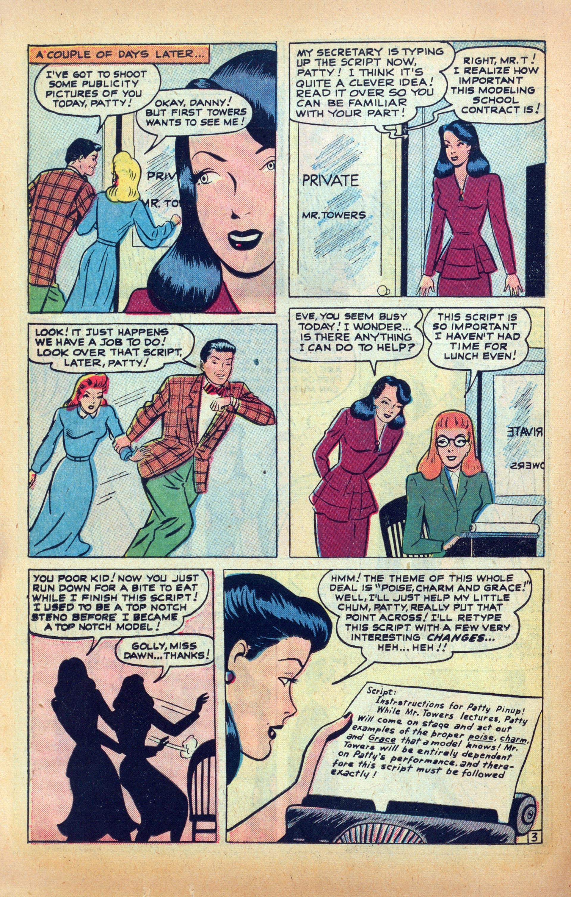 Read online Hedy Of Hollywood Comics comic -  Issue #38 - 38