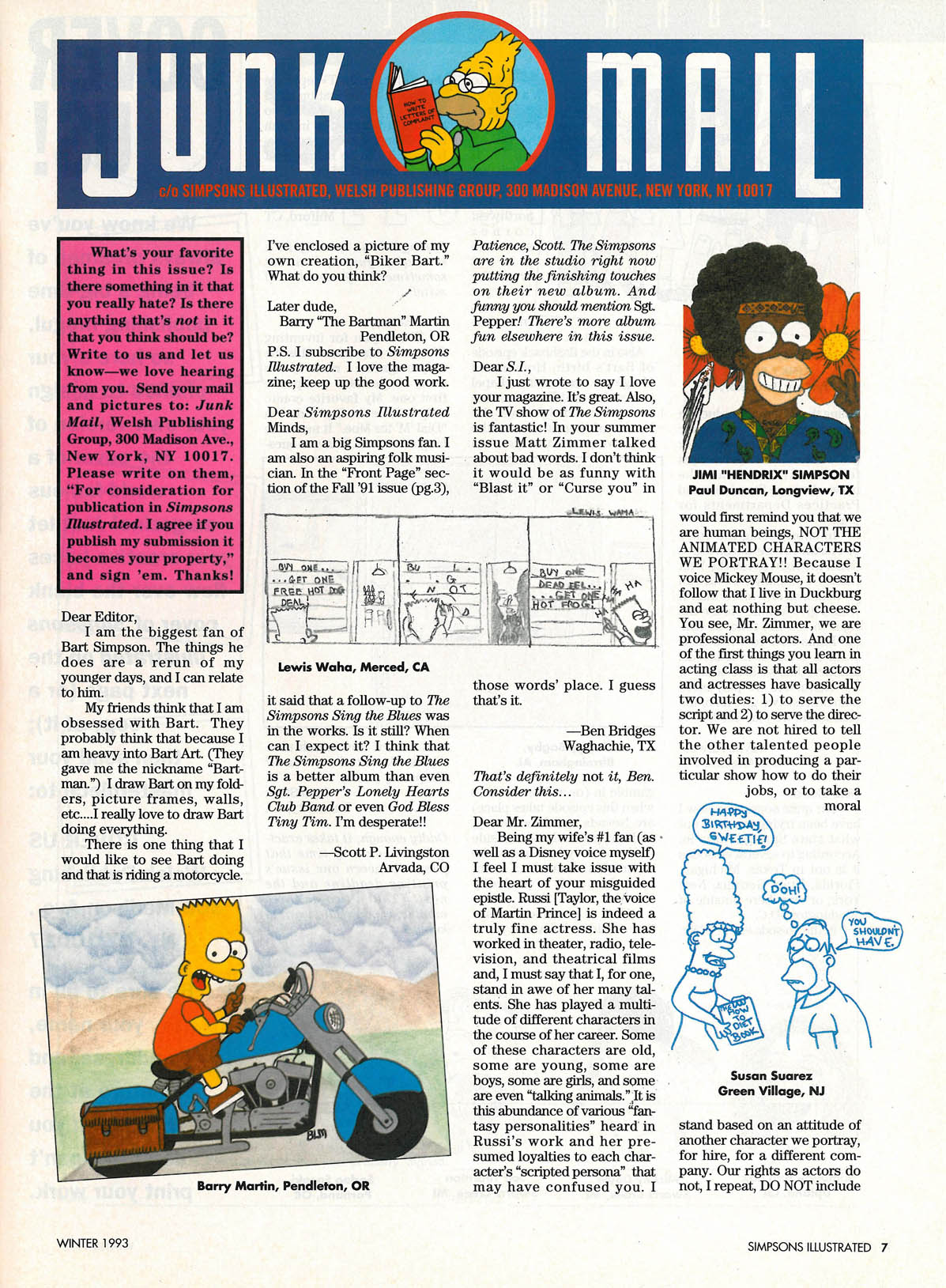 Read online Simpsons Illustrated (1991) comic -  Issue #8 - 9