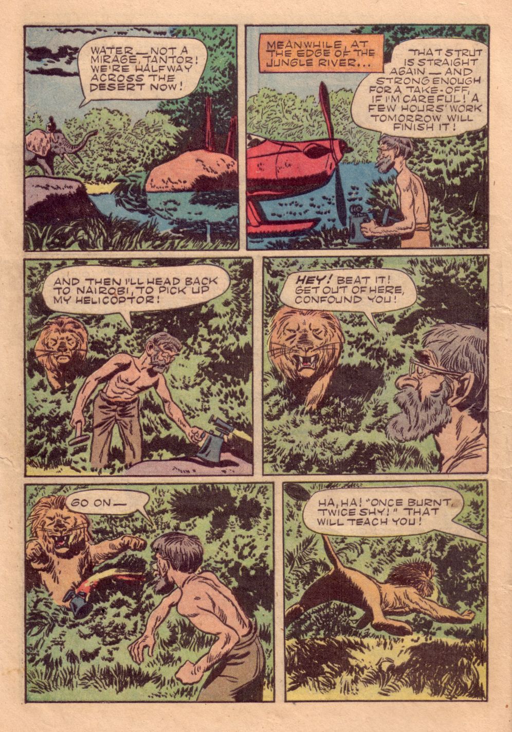Read online Tarzan (1948) comic -  Issue #40 - 16