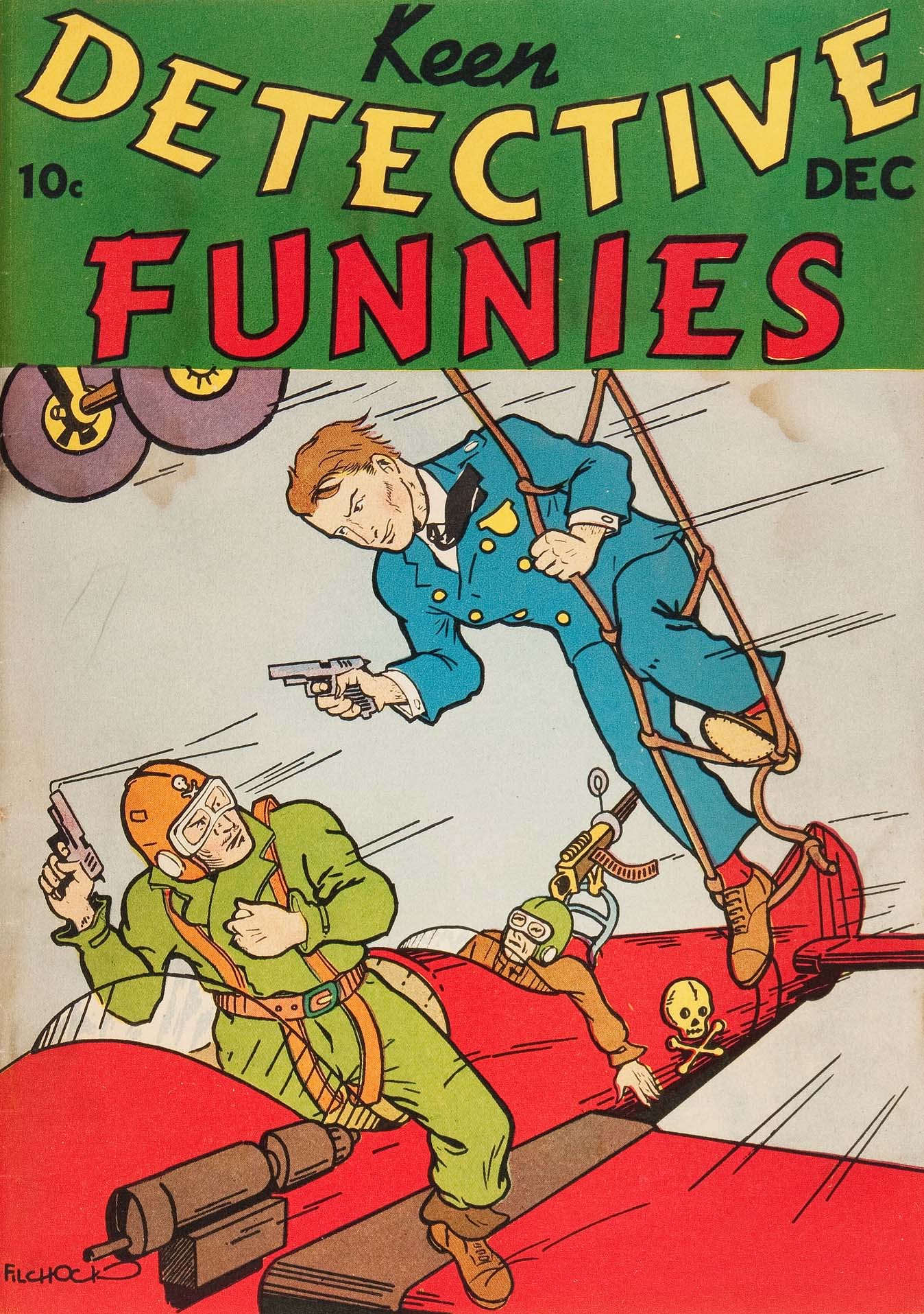 Read online Keen Detective Funnies comic -  Issue #4 - 1
