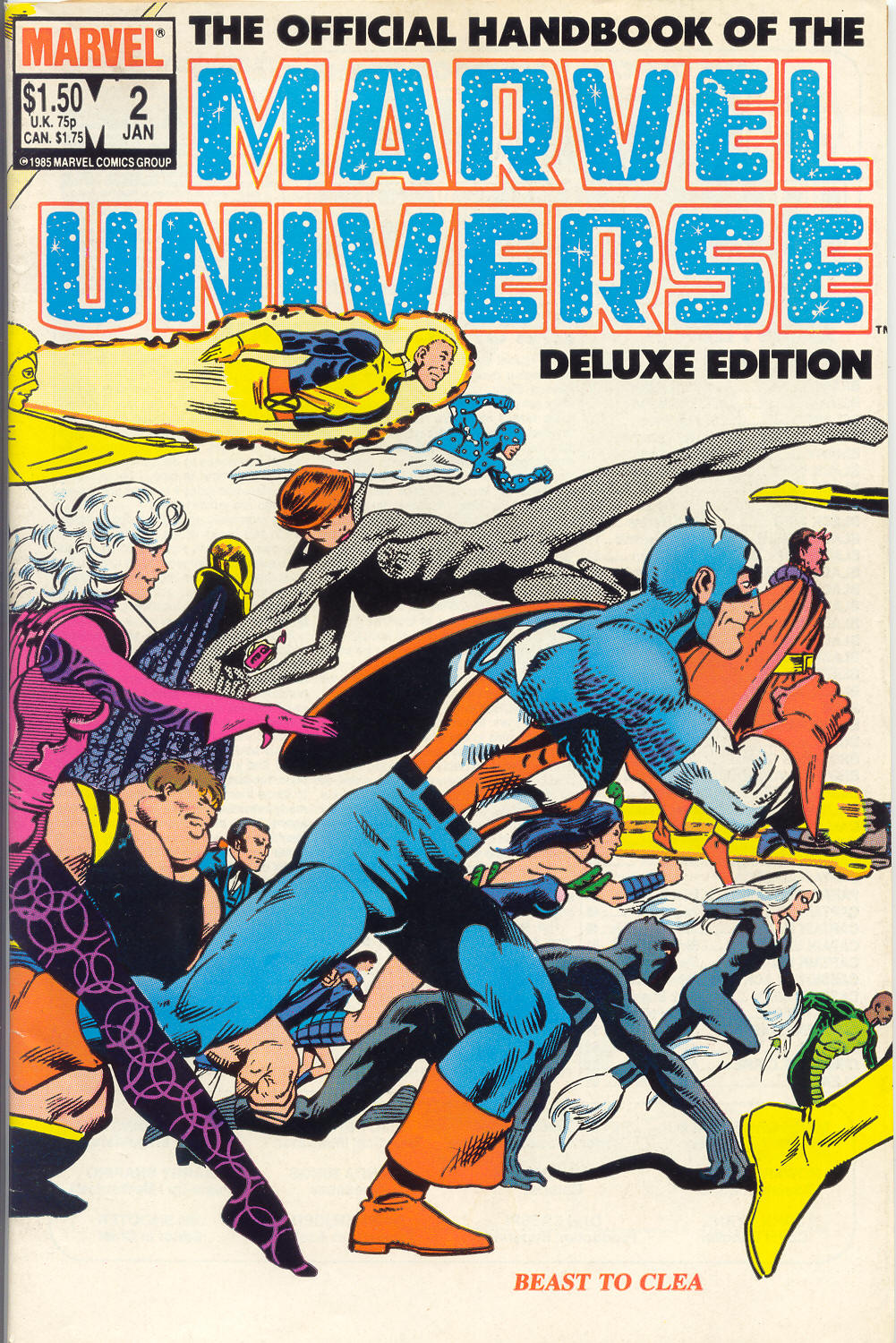 Read online The Official Handbook of the Marvel Universe Deluxe Edition comic -  Issue #2 - 1