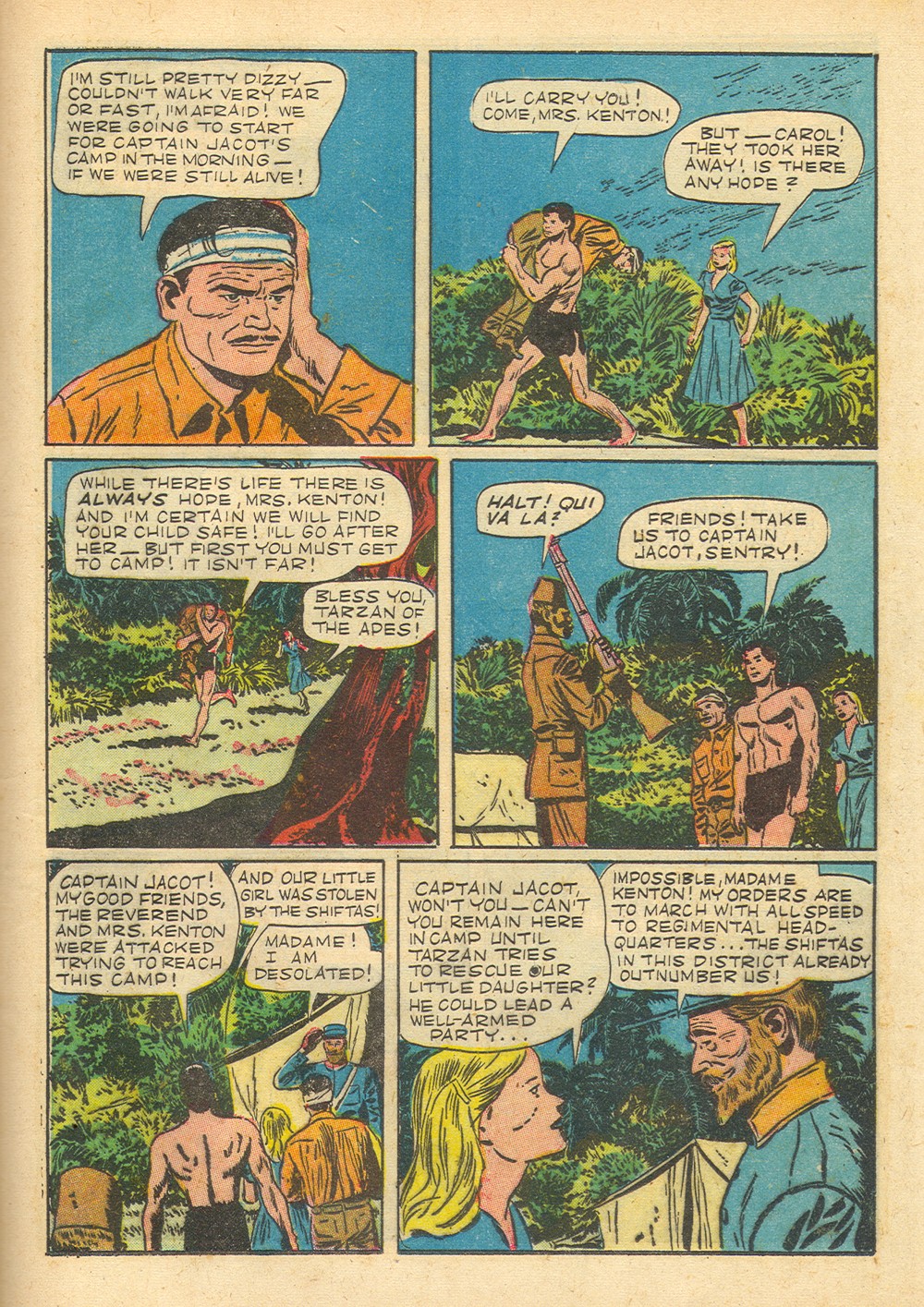 Read online Tarzan (1948) comic -  Issue #23 - 33