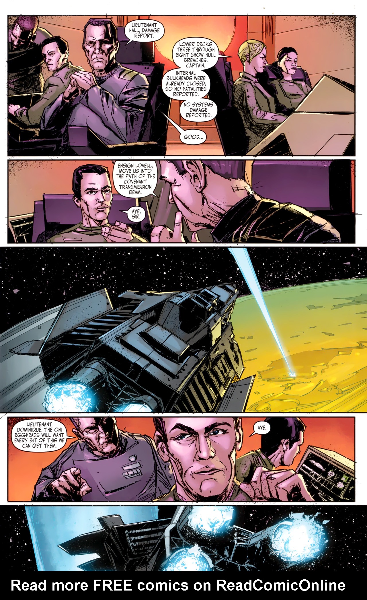 Read online Halo: Fall Of Reach - Covenant comic -  Issue #4 - 4
