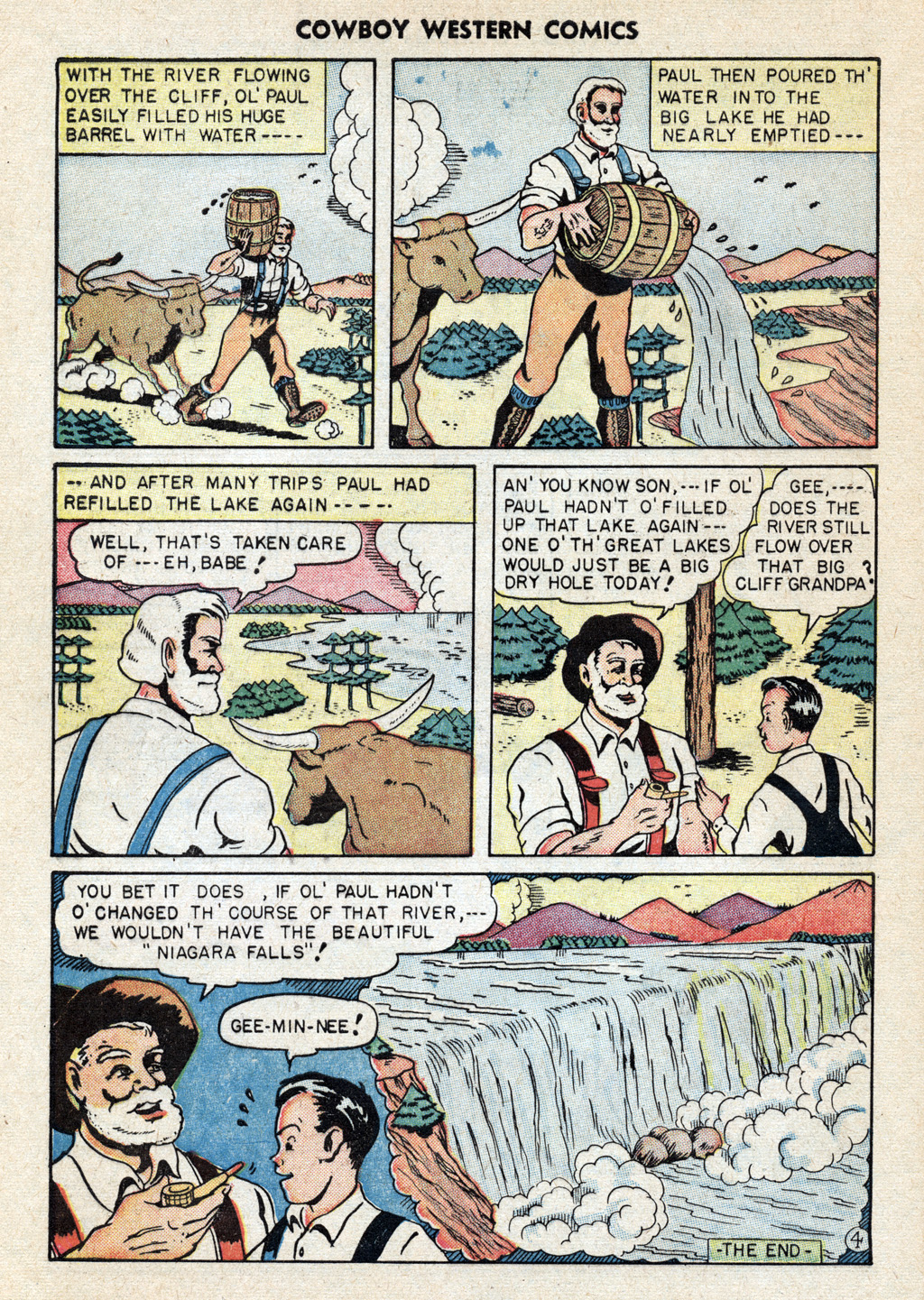 Read online Cowboy Western Comics (1948) comic -  Issue #25 - 32