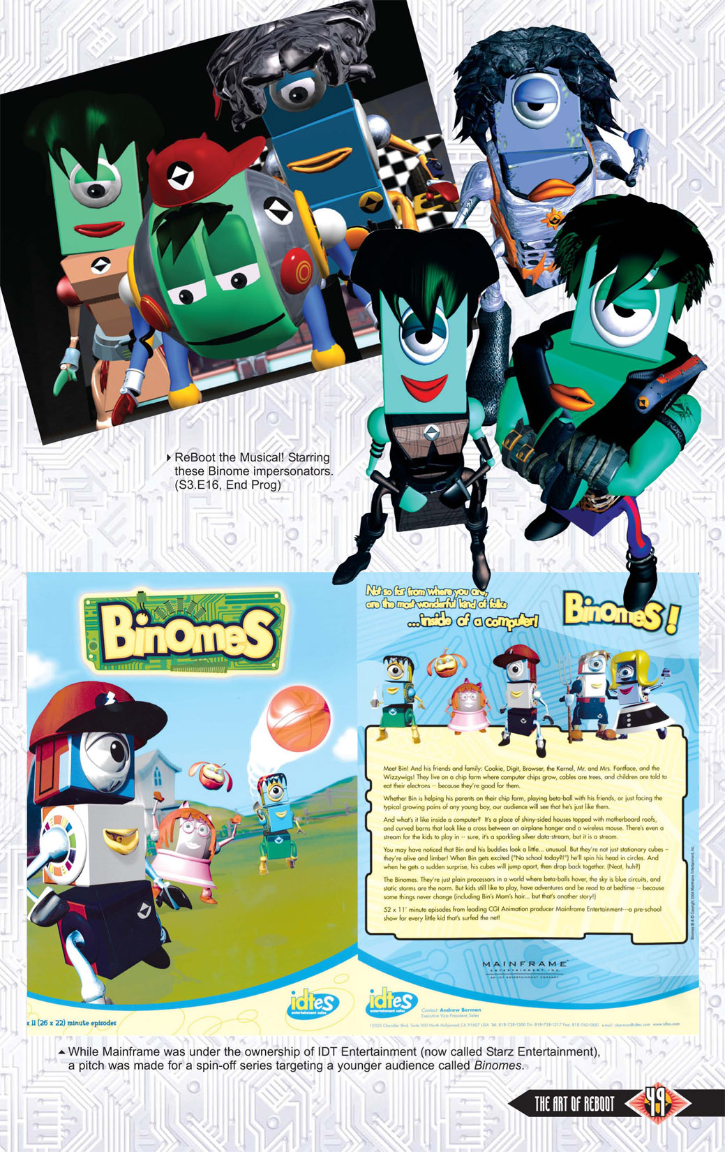 Read online The Art of Reboot comic -  Issue # TPB - 48