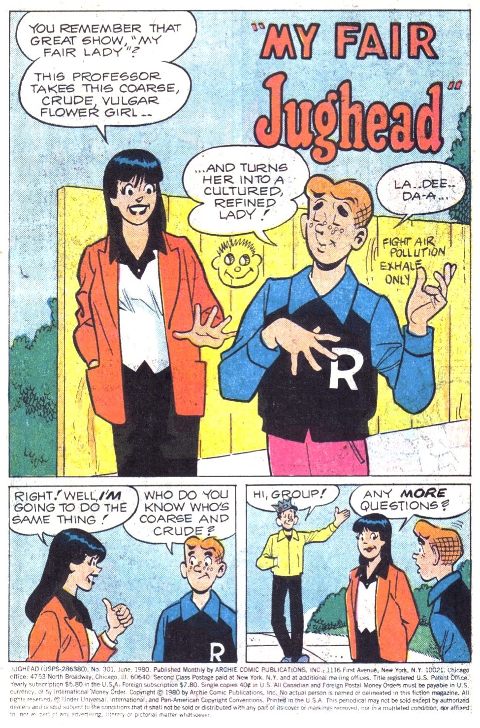 Read online Jughead (1965) comic -  Issue #301 - 3