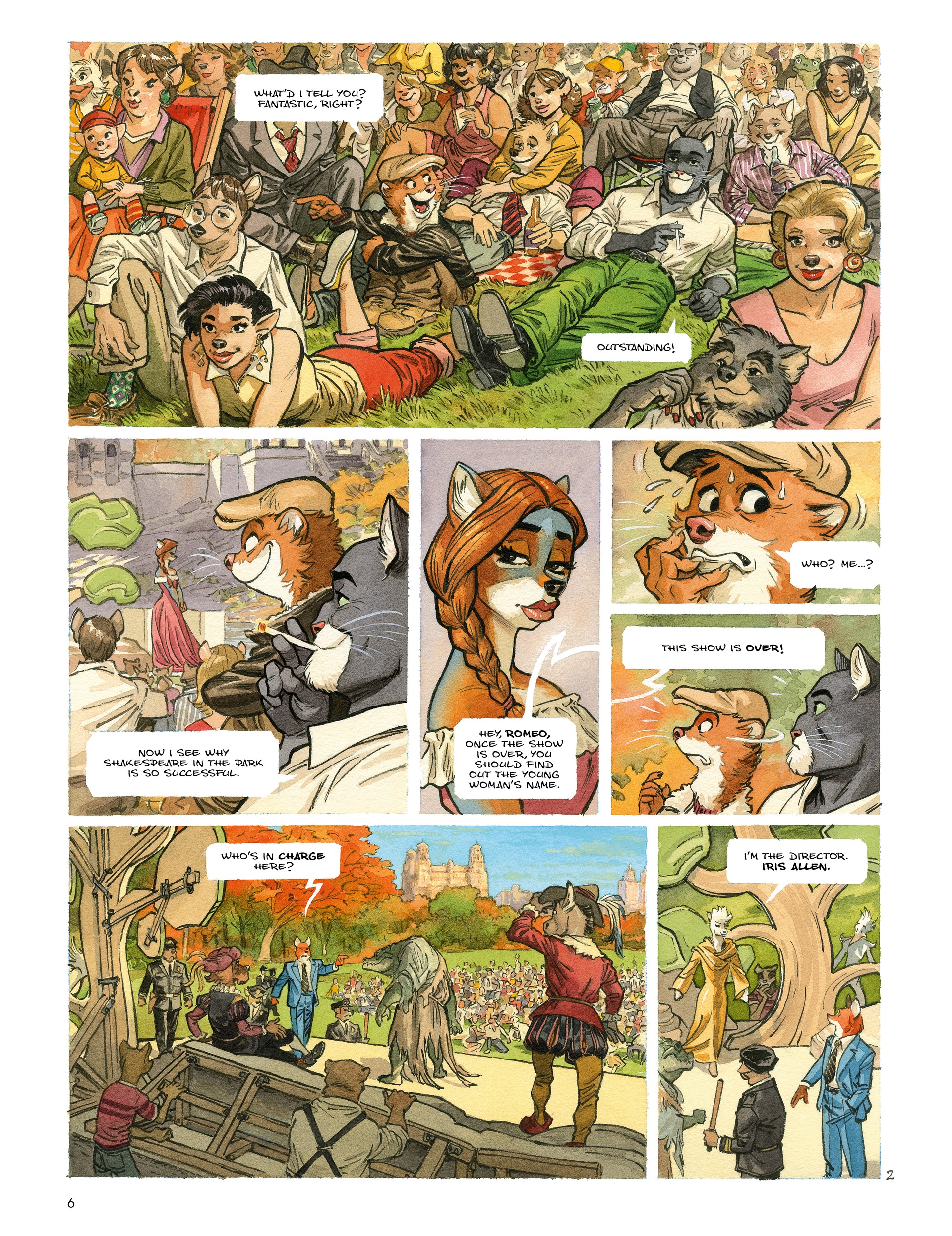 Read online Blacksad: They All Fall Down · Part One comic -  Issue # TPB - 8