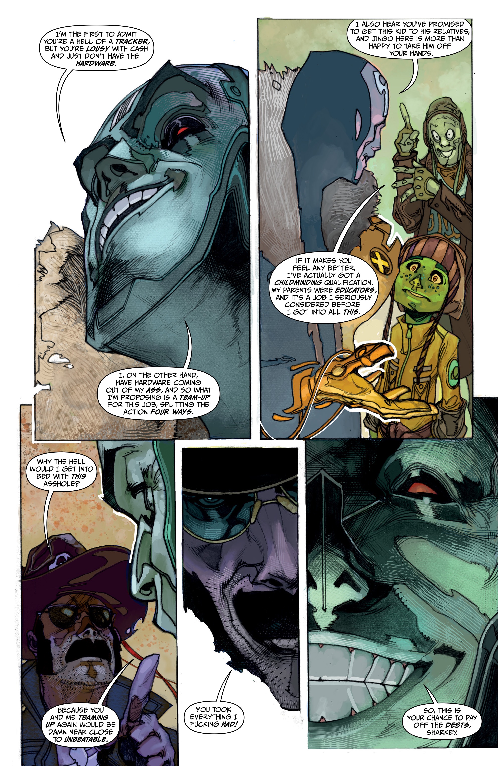 Read online Sharkey the Bounty Hunter comic -  Issue # _TPB (Part 1) - 47