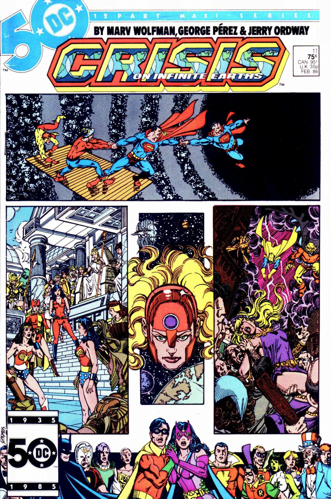 Read online Crisis on Infinite Earths (1985) comic -  Issue #11 - 1