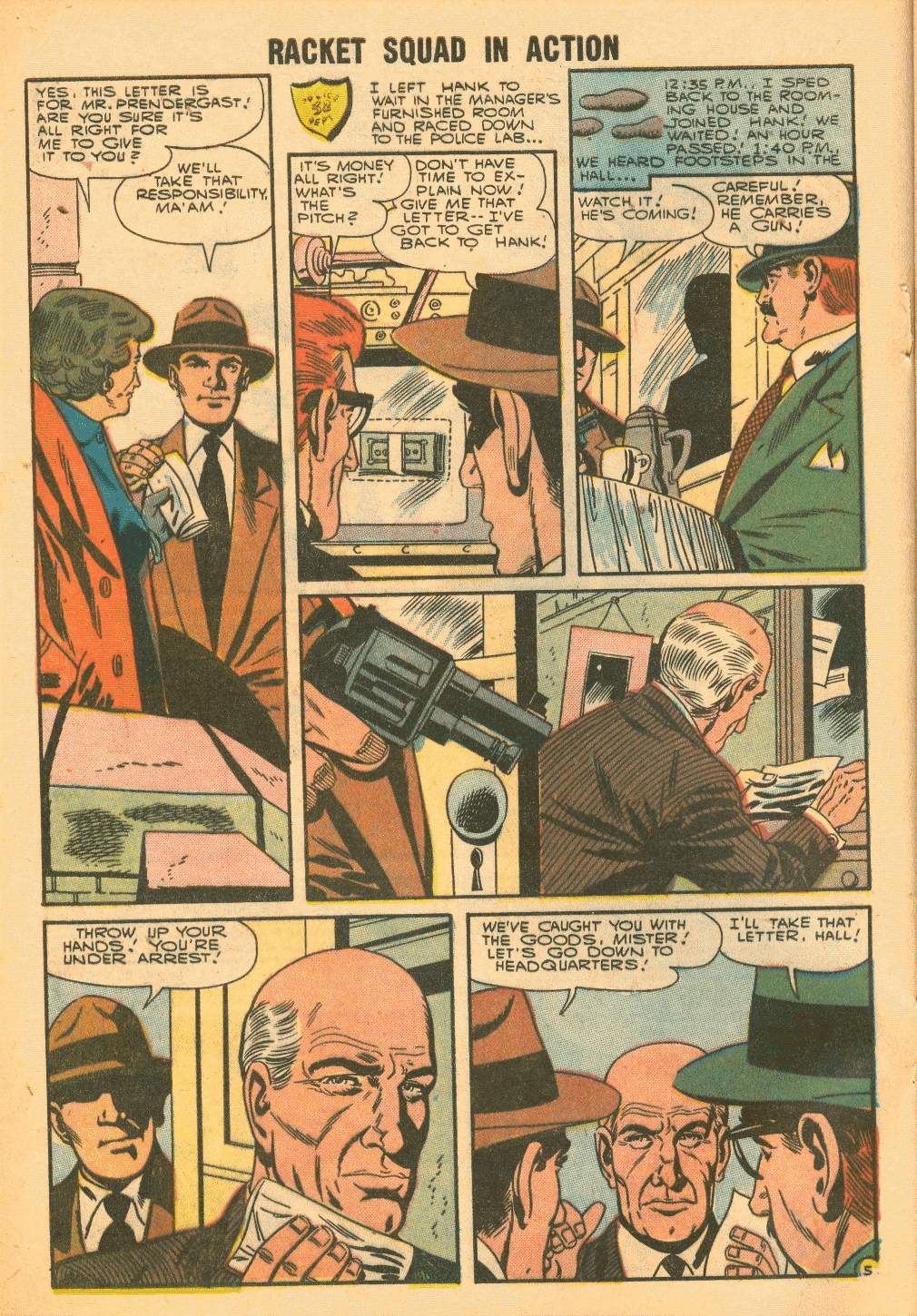 Read online Racket Squad in Action comic -  Issue #28 - 8