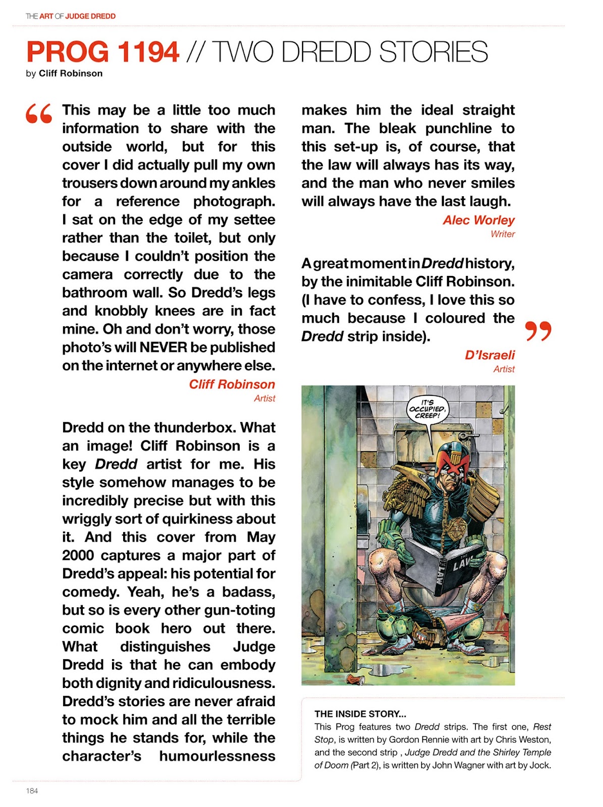The Art of Judge Dredd: Featuring 35 Years of Zarjaz Covers issue TPB (Part 3) - Page 5