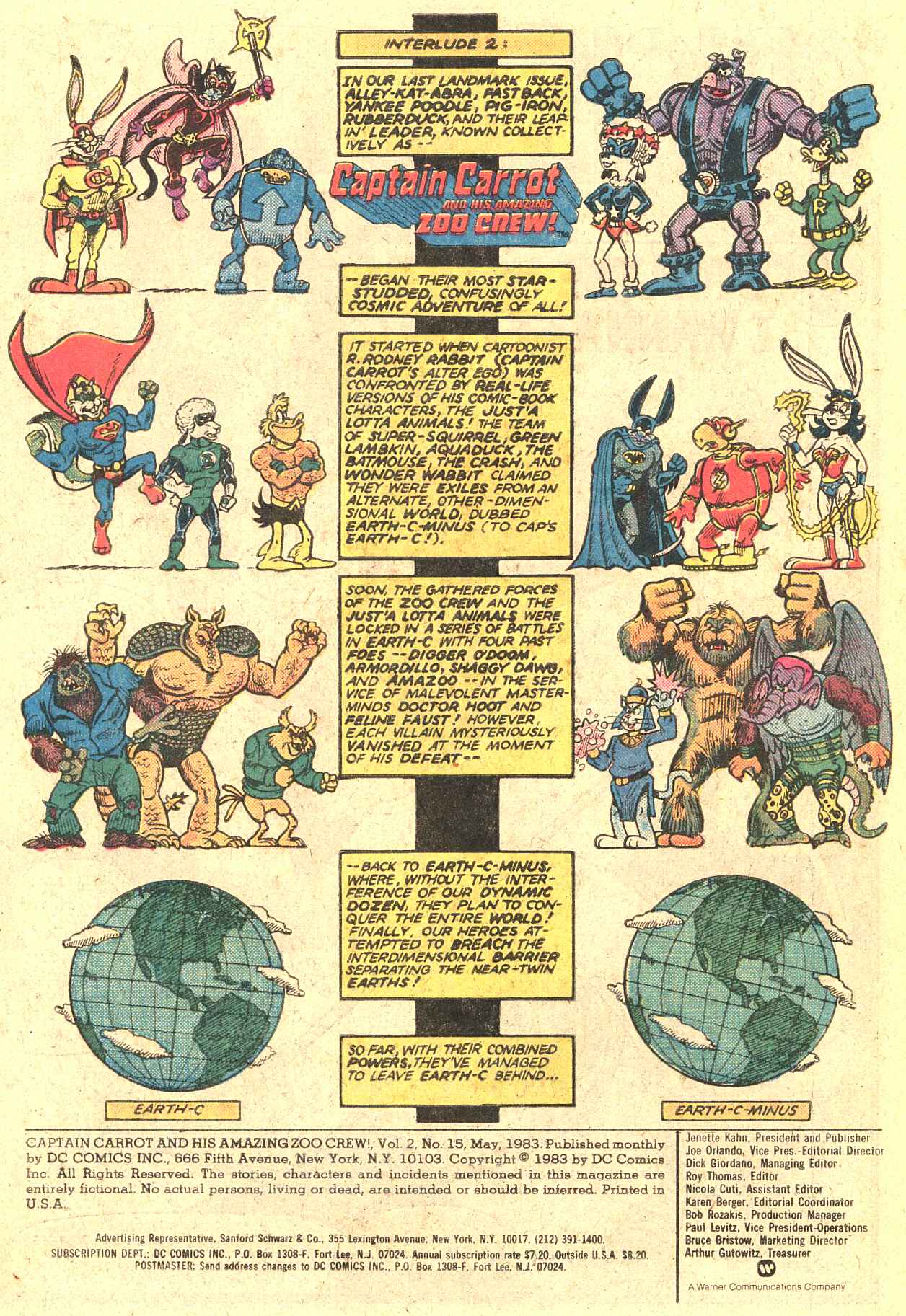 Read online Captain Carrot and His Amazing Zoo Crew! comic -  Issue #15 - 2