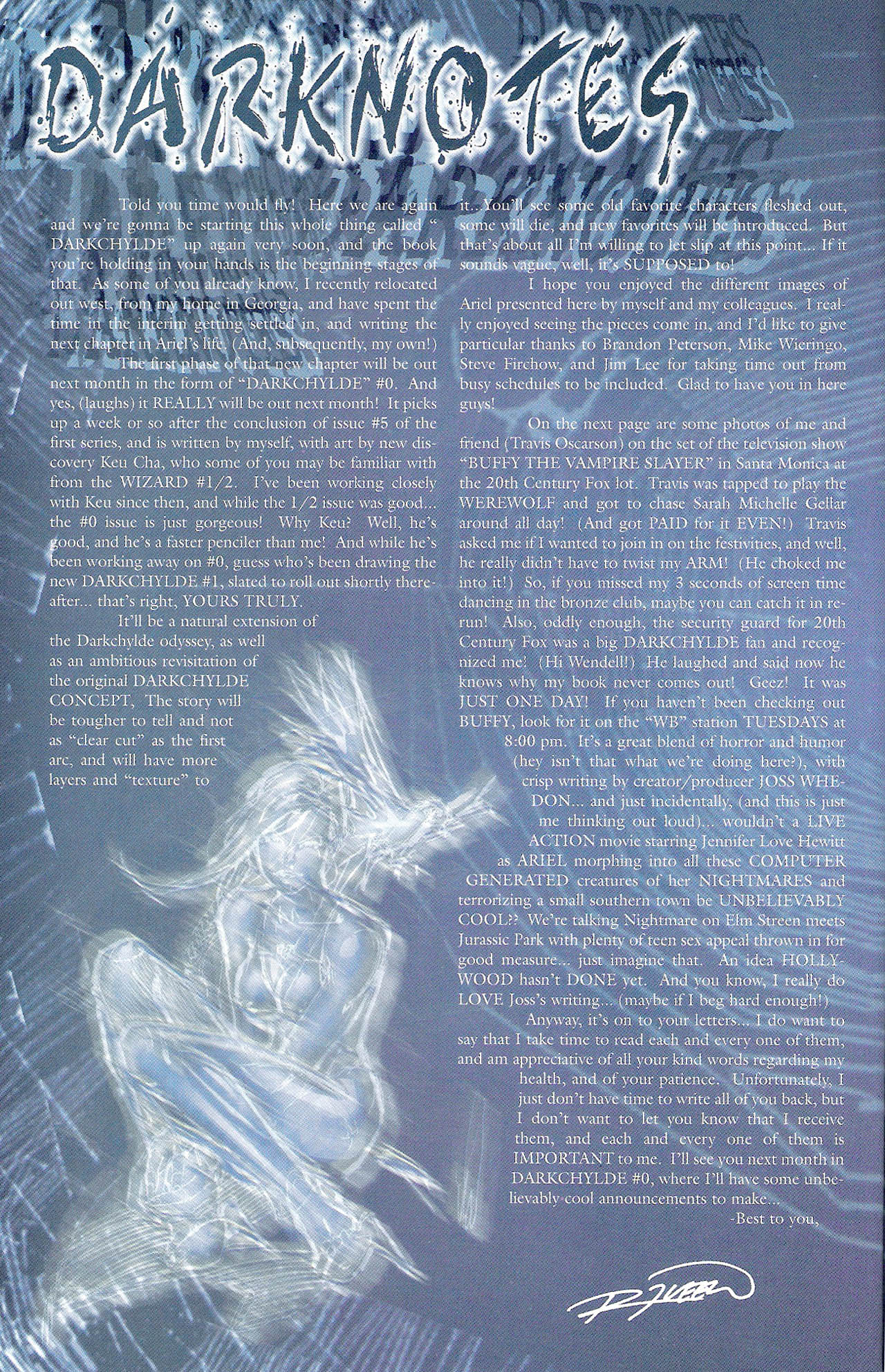 Read online Darkchylde Swimsuit Illustrated comic -  Issue # Full - 17