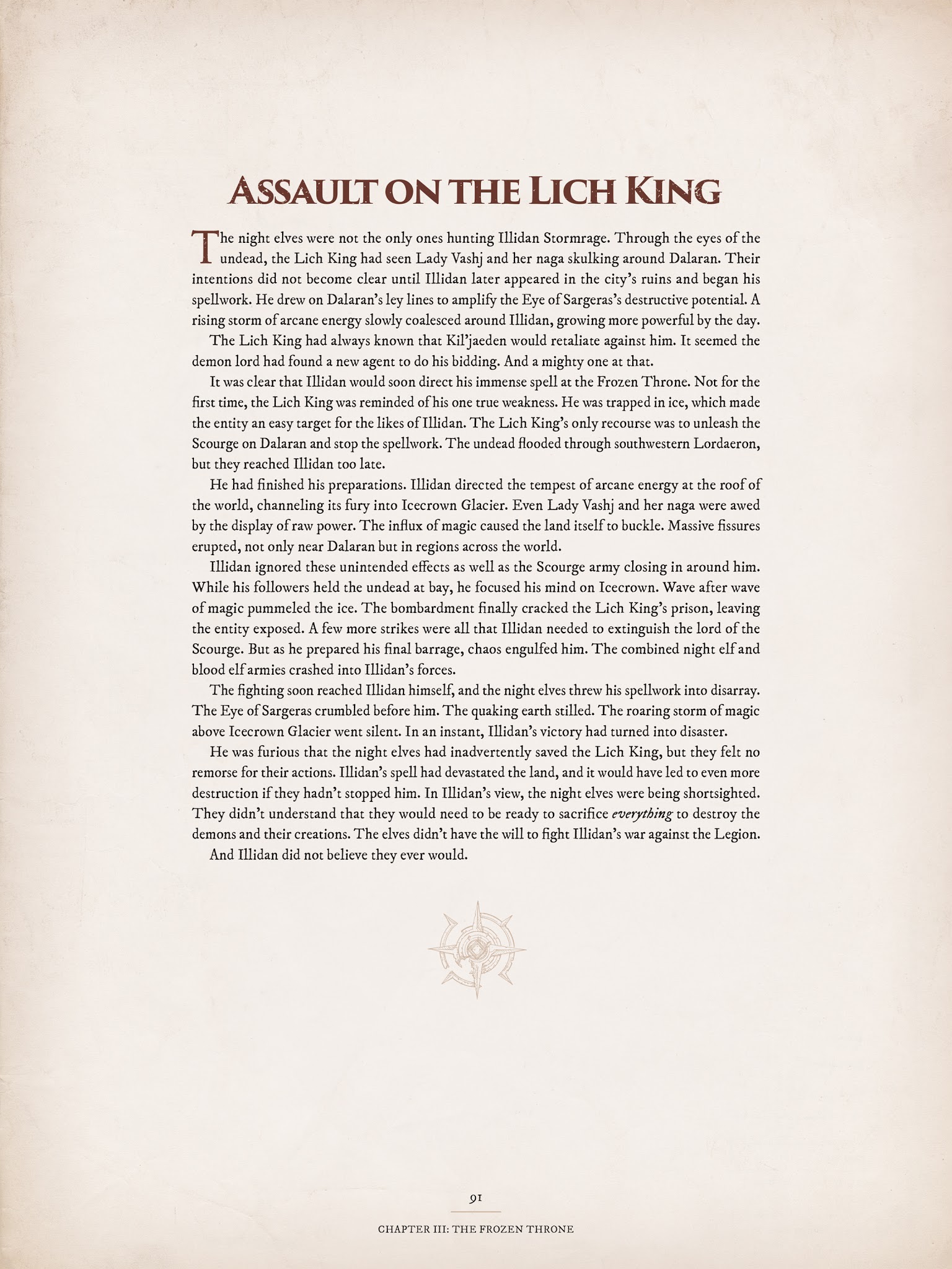 Read online World of Warcraft Chronicle Vol. 3 comic -  Issue # Full - 88