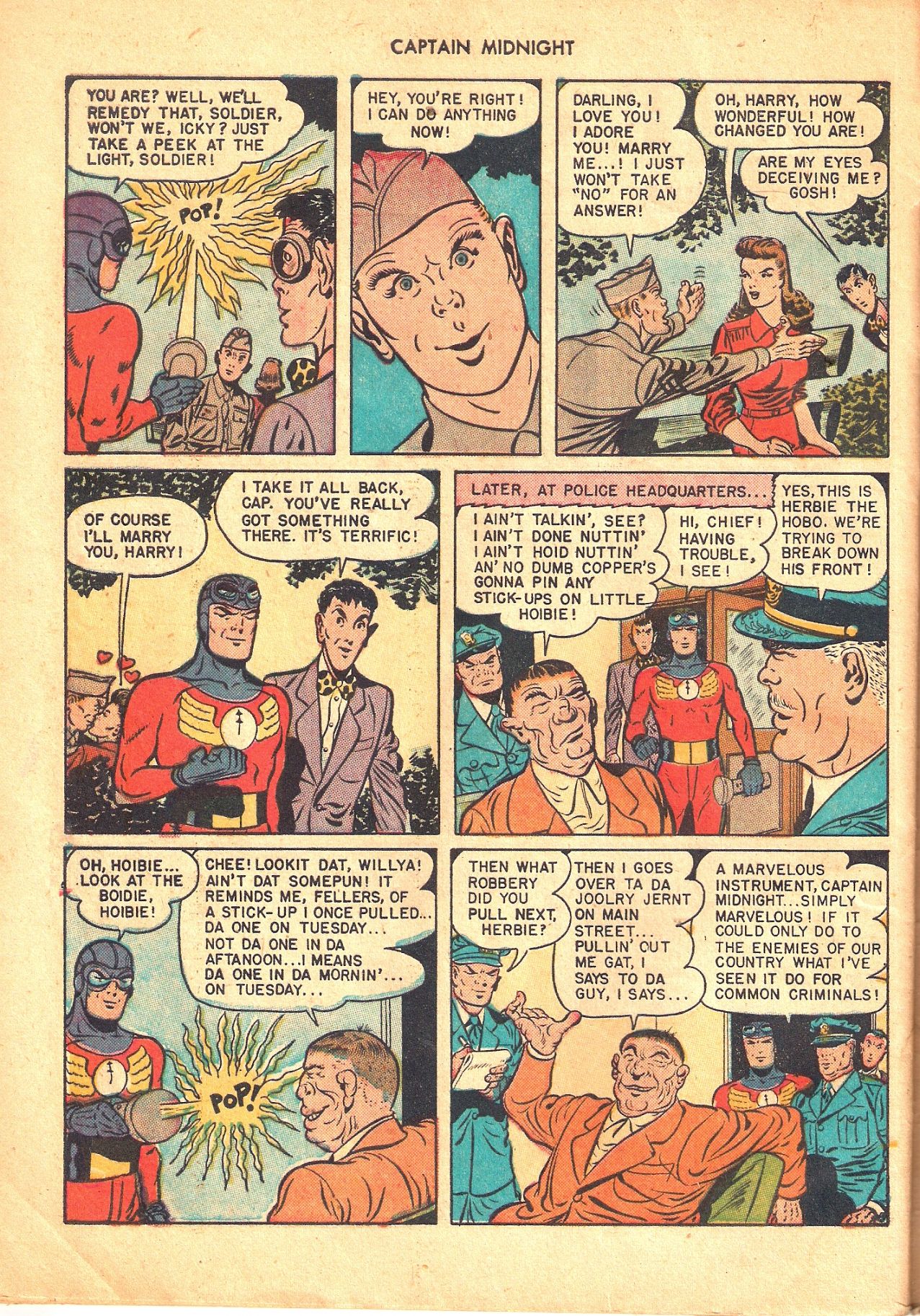 Read online Captain Midnight (1942) comic -  Issue #45 - 44