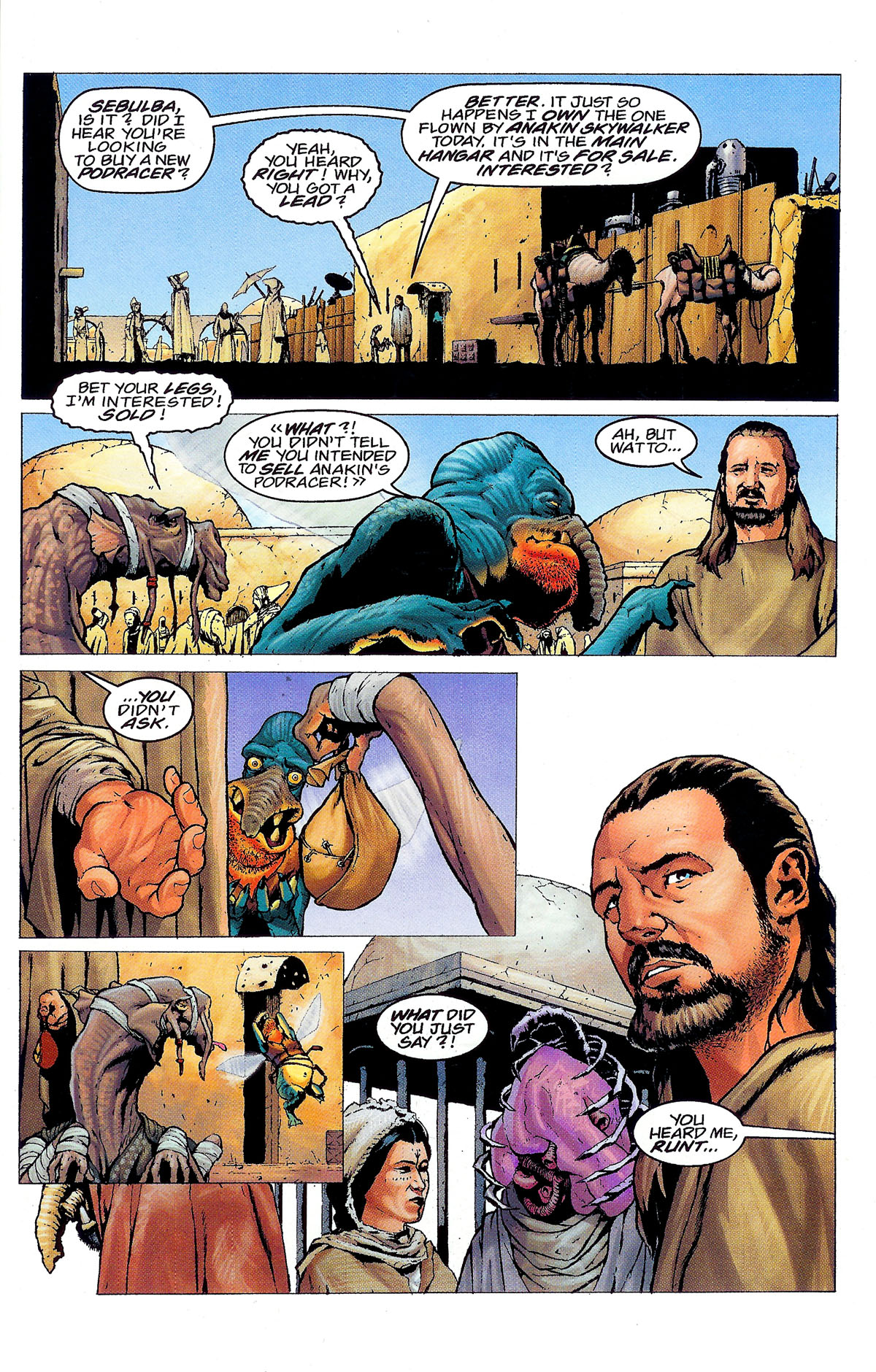 Read online Star Wars: Episode I comic -  Issue # Issue - Qui-Gon Jinn - 21