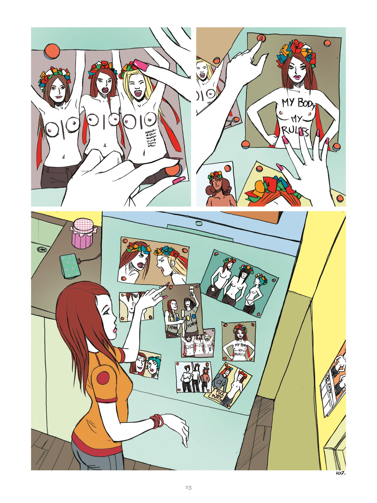 Read online Diary of A Femen comic -  Issue # TPB - 115