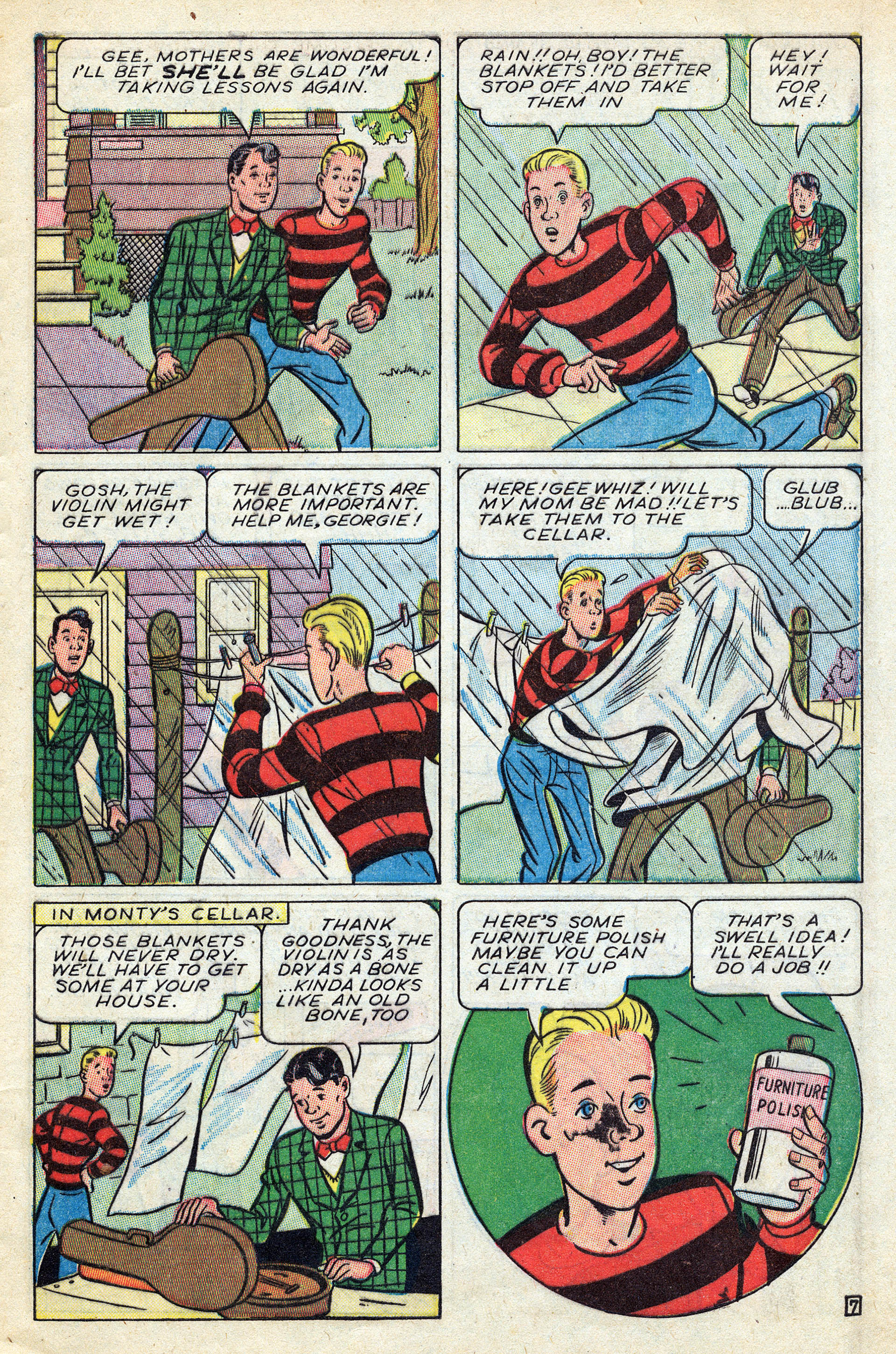 Read online Georgie Comics (1945) comic -  Issue #7 - 9