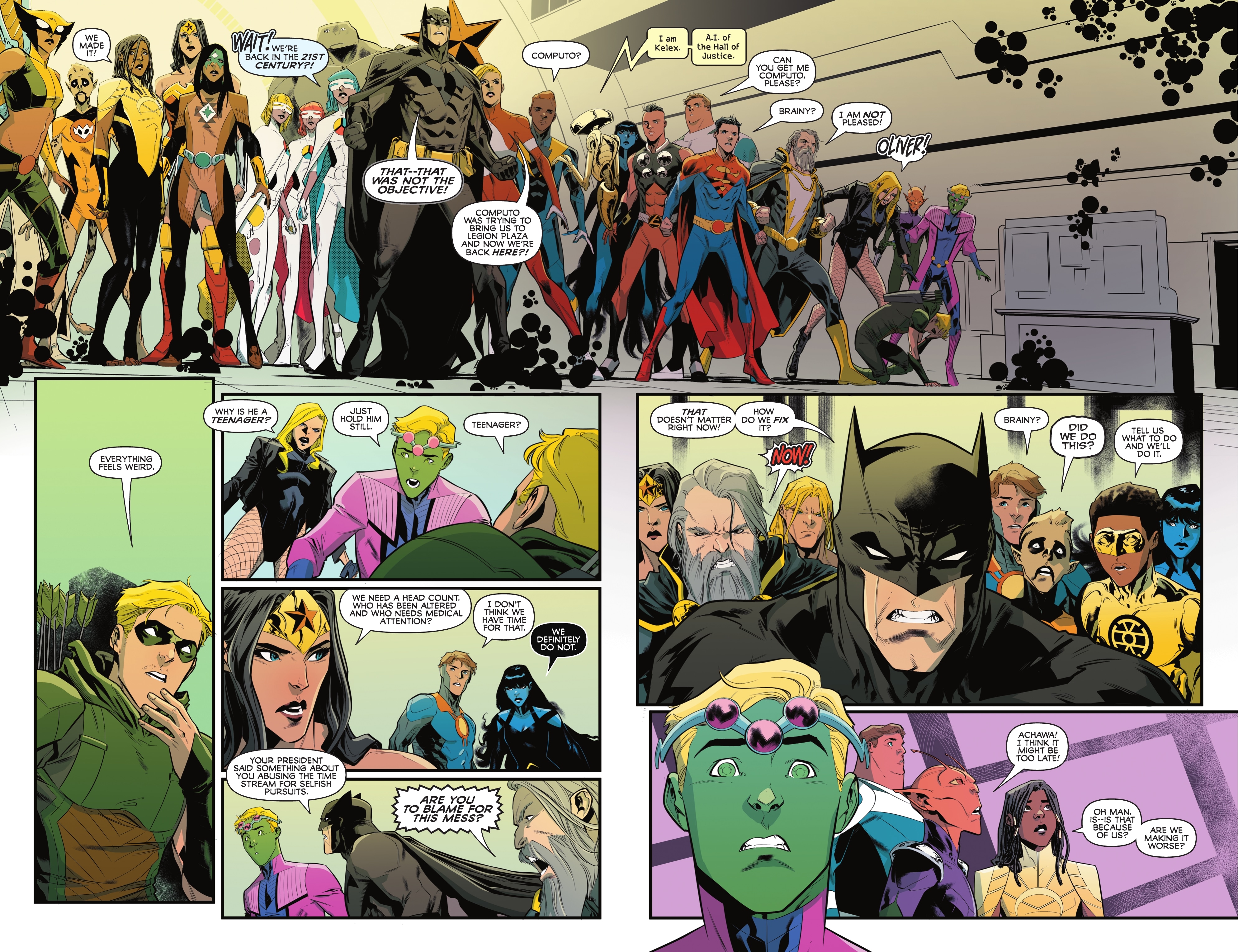 Read online Justice League vs. The Legion of Super-Heroes comic -  Issue #4 - 18