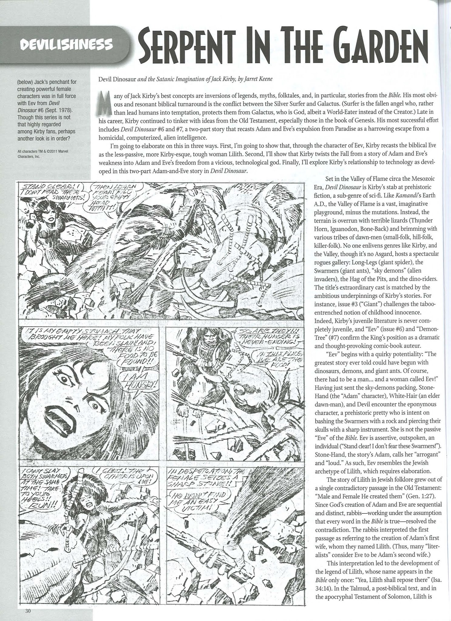 Read online The Jack Kirby Collector comic -  Issue #57 - 32