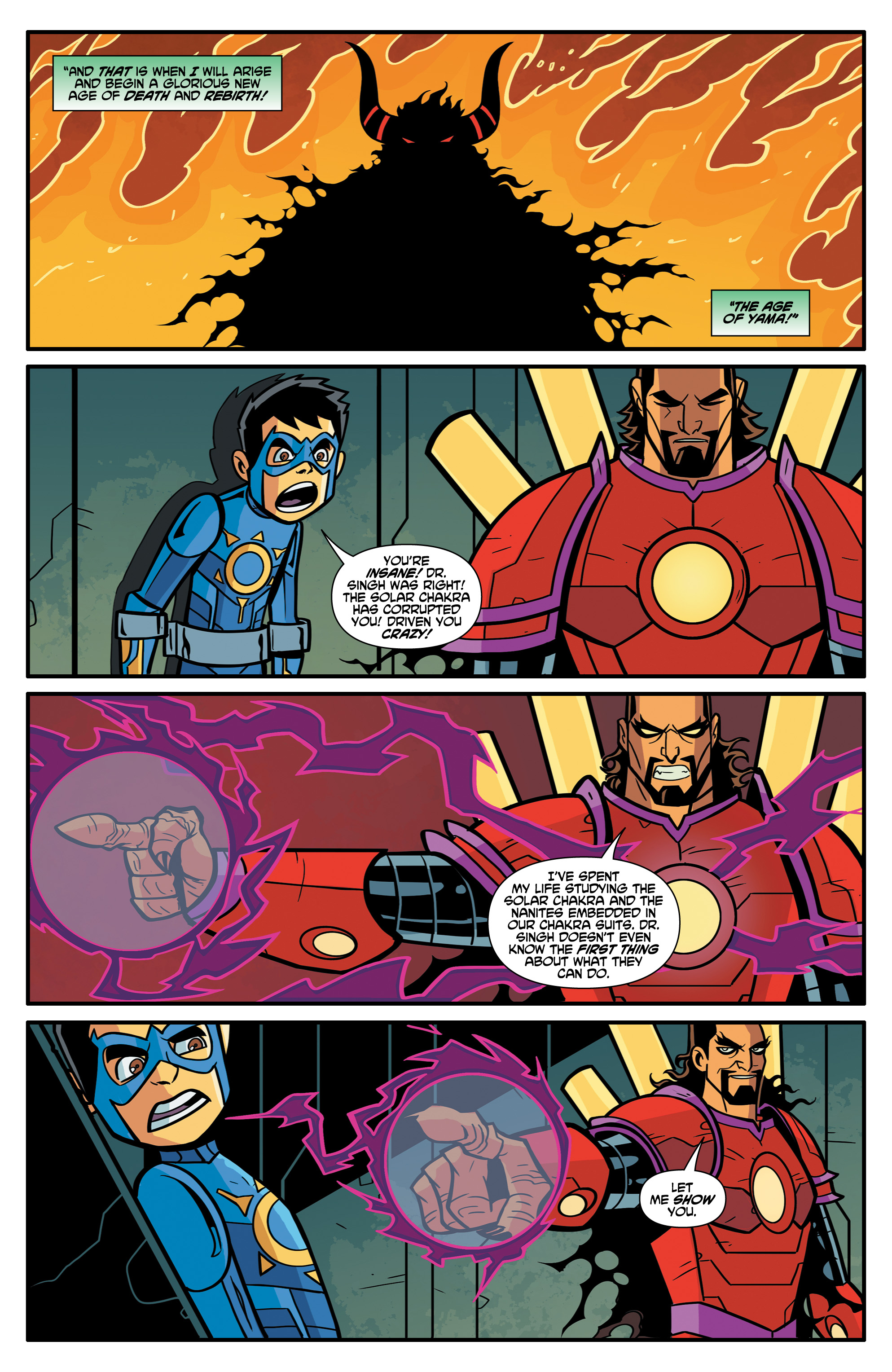 Read online Chakra the Invincible comic -  Issue #7 - 8