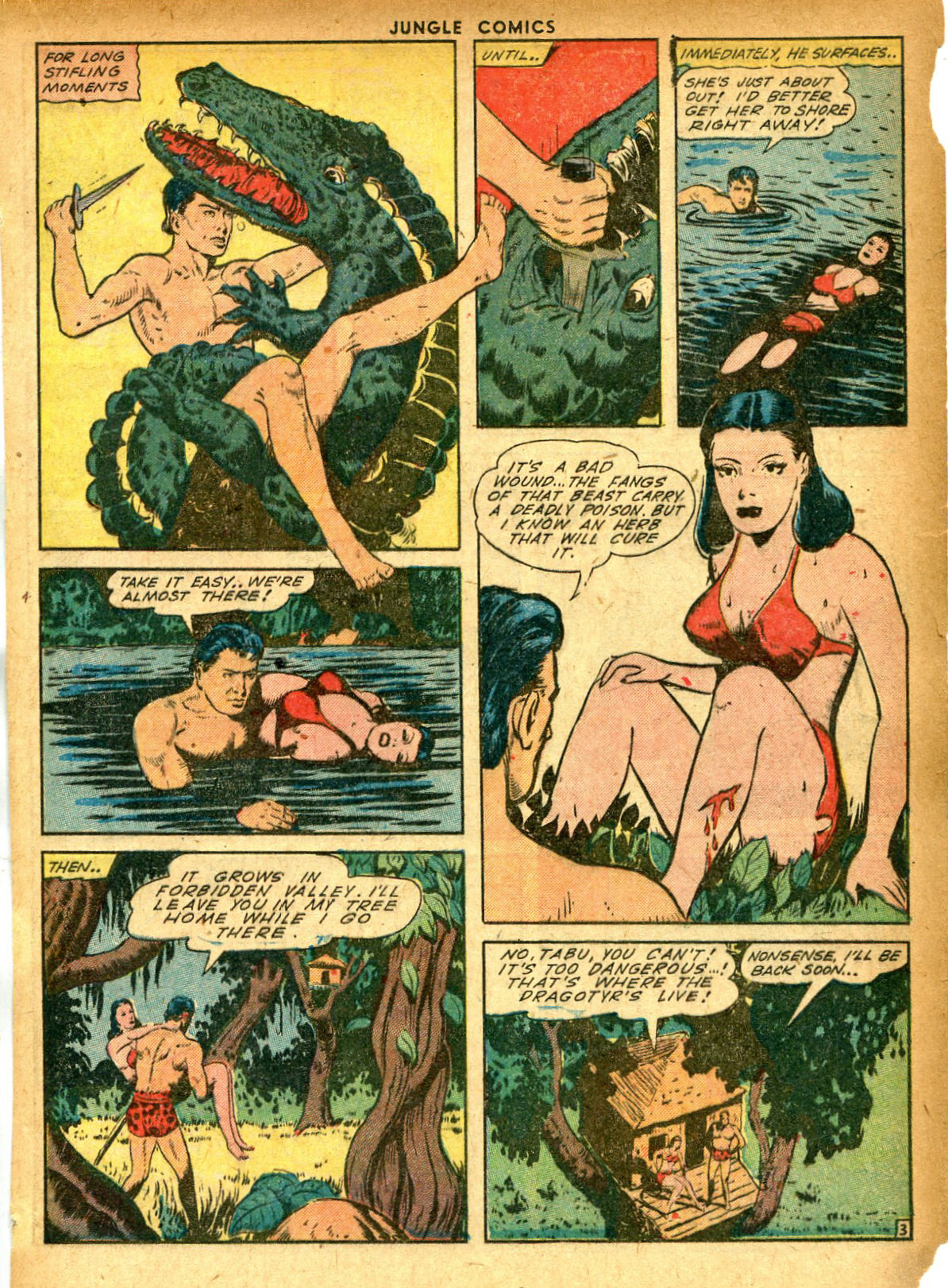 Read online Jungle Comics comic -  Issue #58 - 25