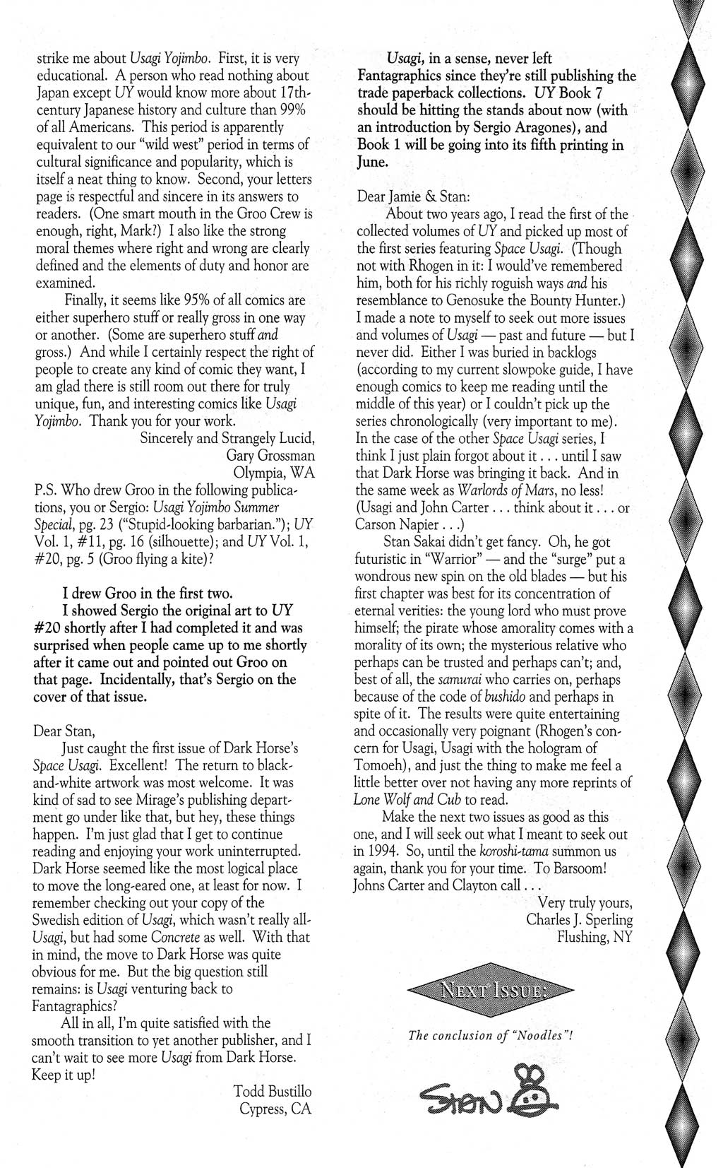 Read online Usagi Yojimbo (1996) comic -  Issue #1 - 28